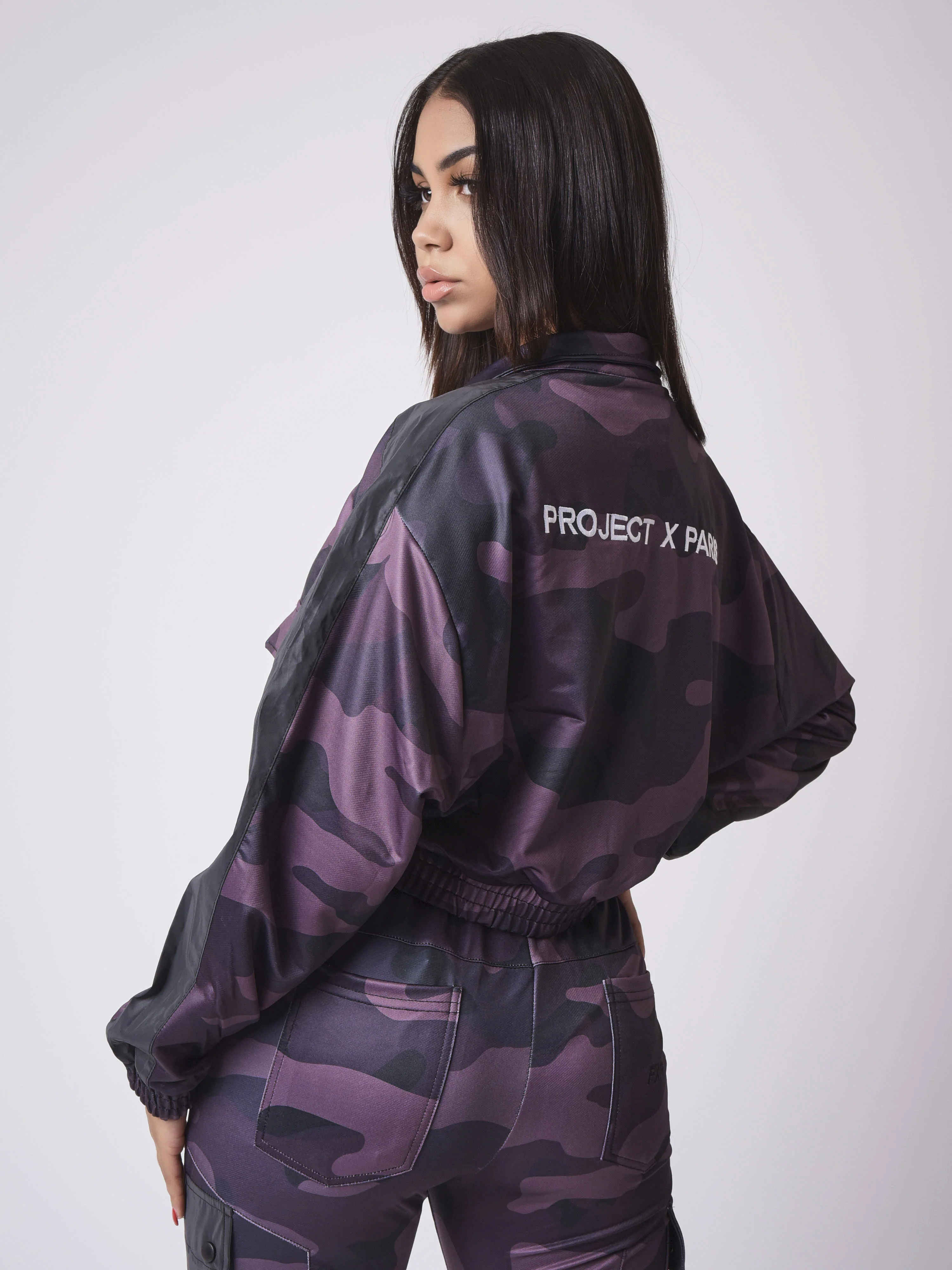 Veste courte motif camouflage - Image 3