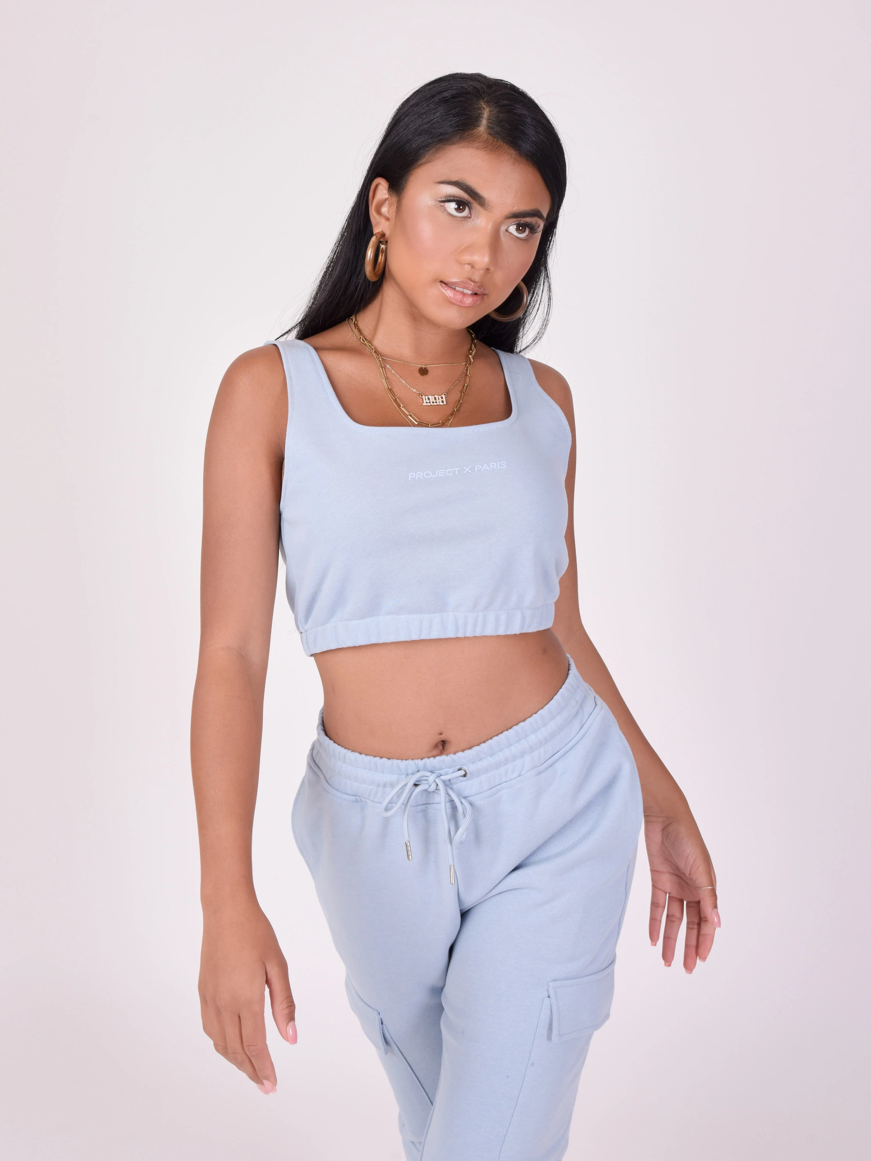 Crop top bretelle large basic - Image 3