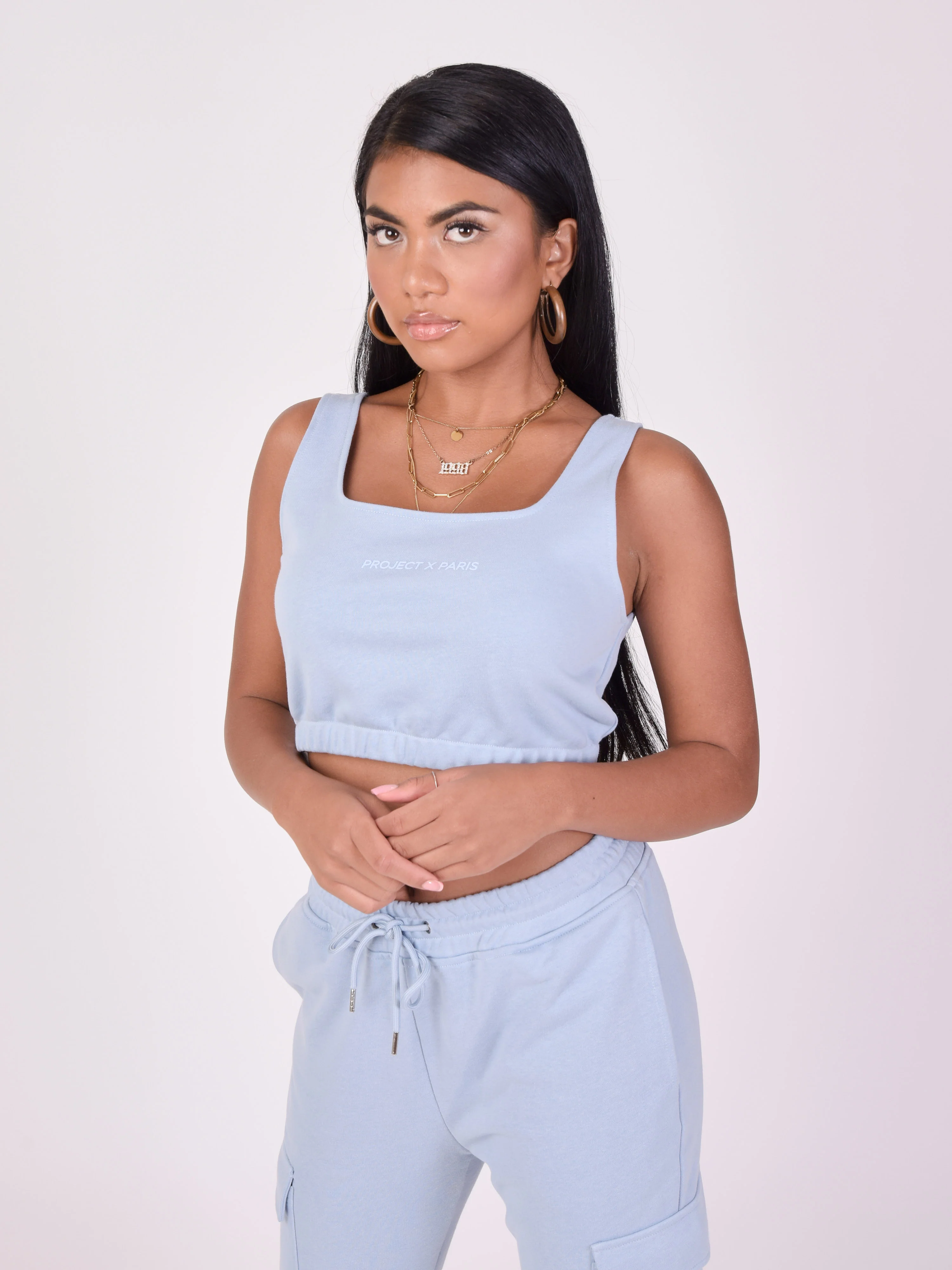 Crop top bretelle large basic - Image 4