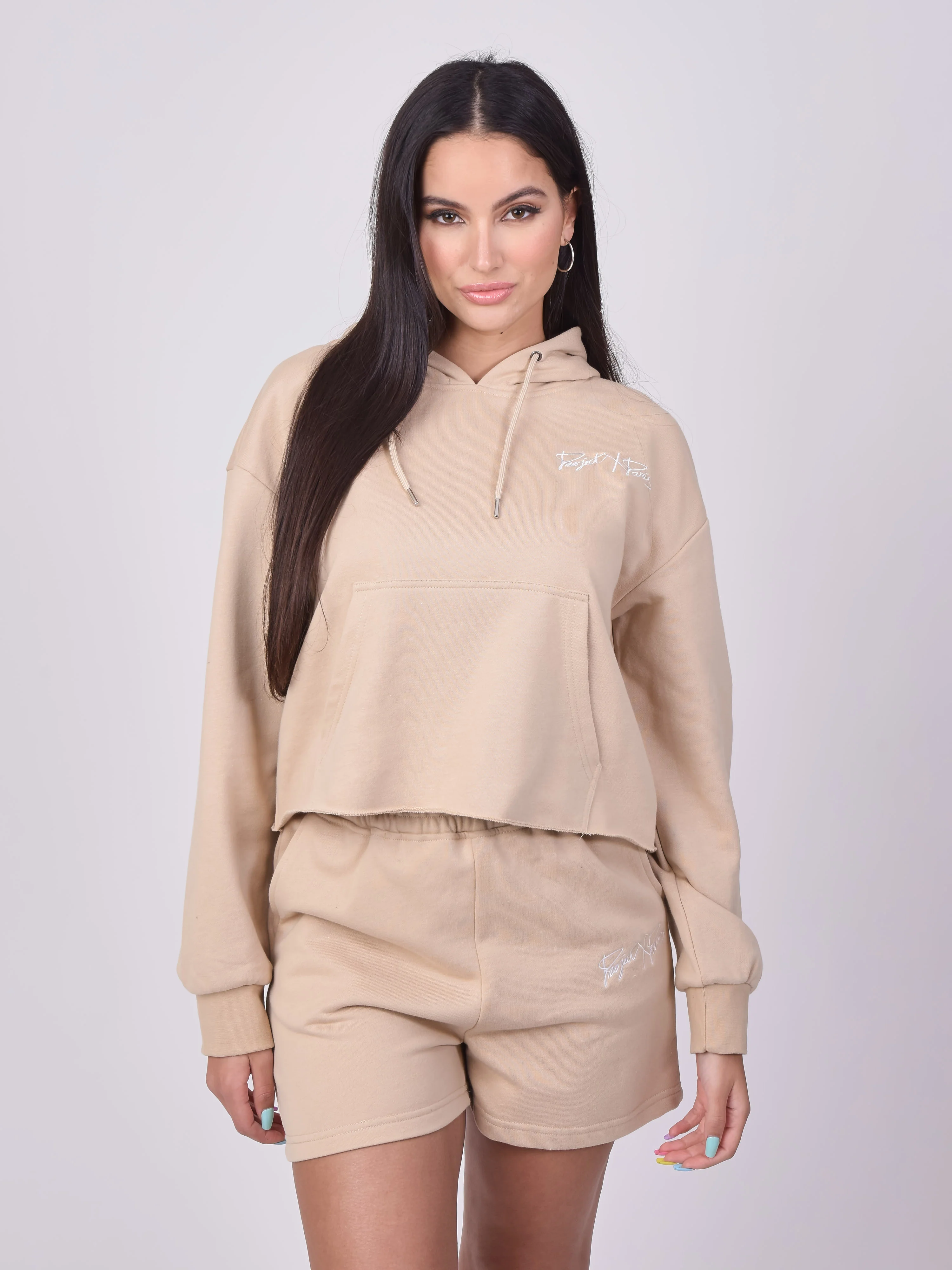 Sweat à Capuche court basic