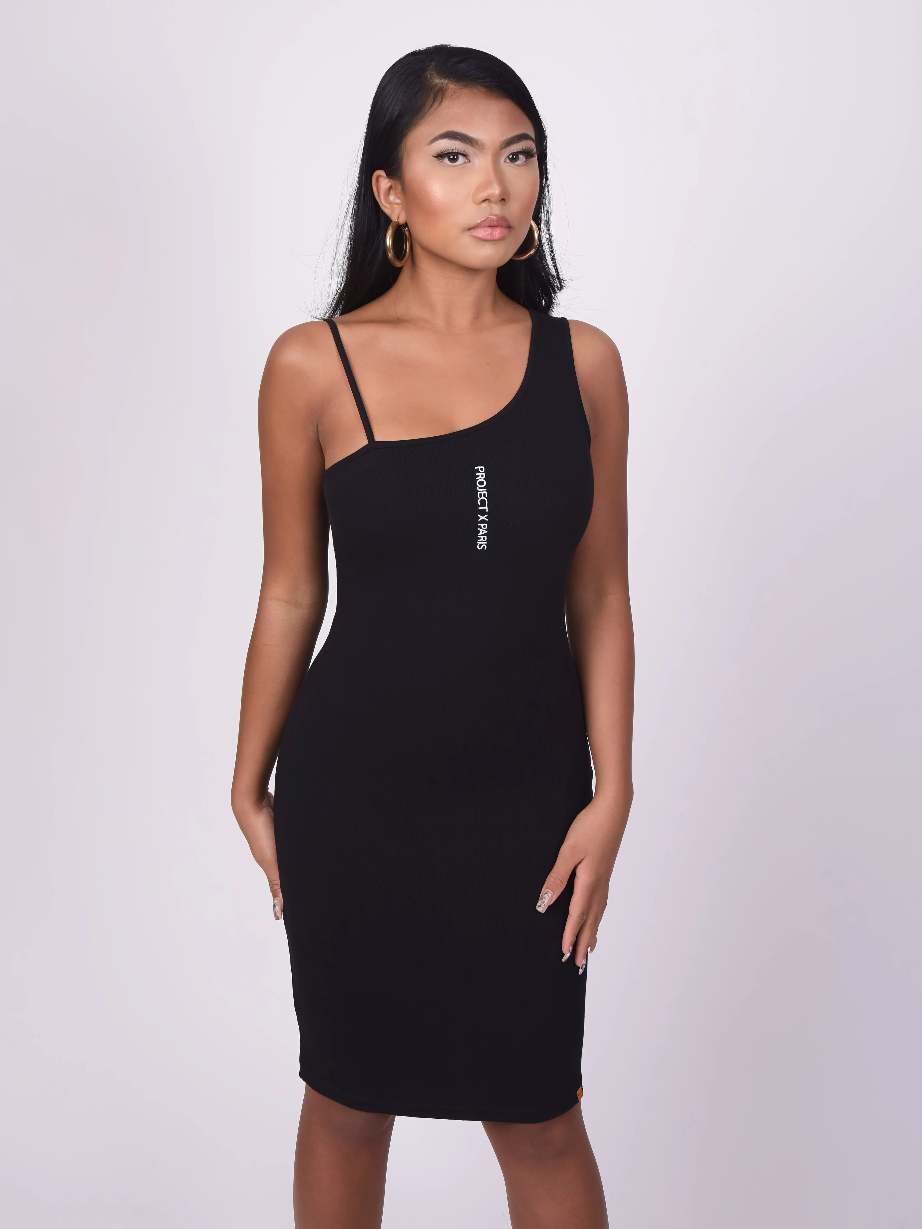 Robe bretelles asymétriques - Image 3