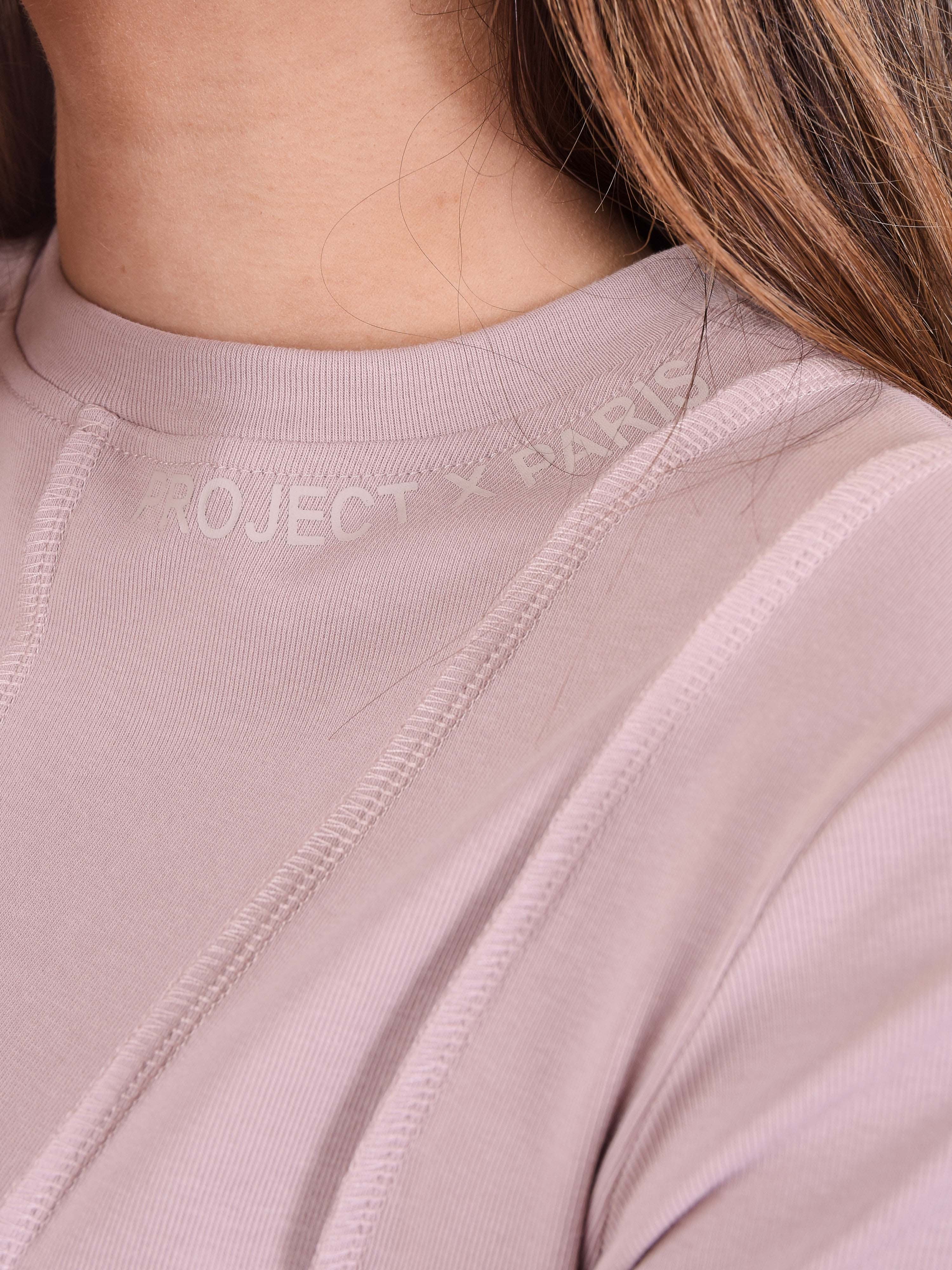 T-shirt crop avec bords surfilés - Image 12