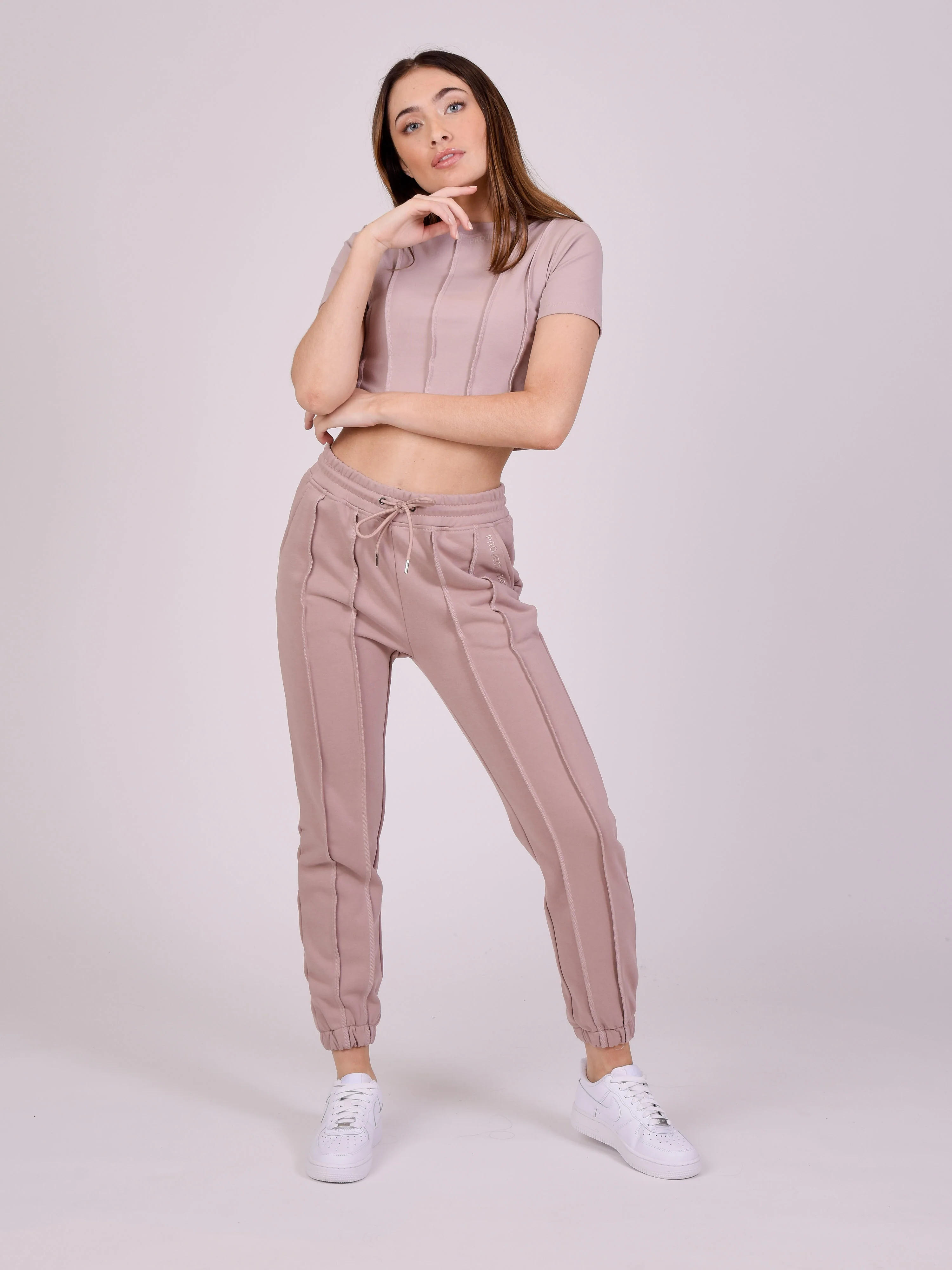 T-shirt crop avec bords surfilés - Image 9
