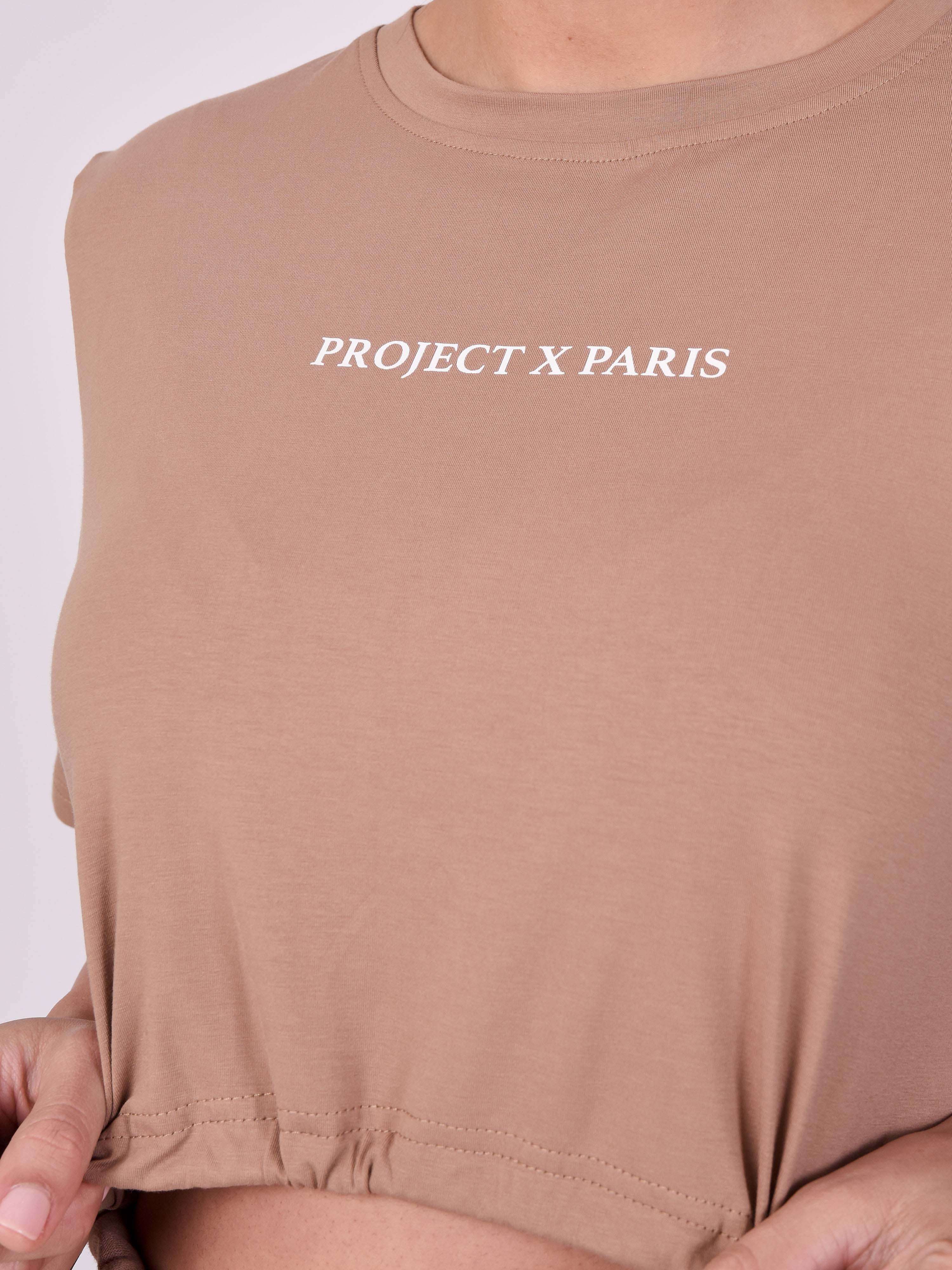 T-shirt crop avec cordon de serrage - Image 6