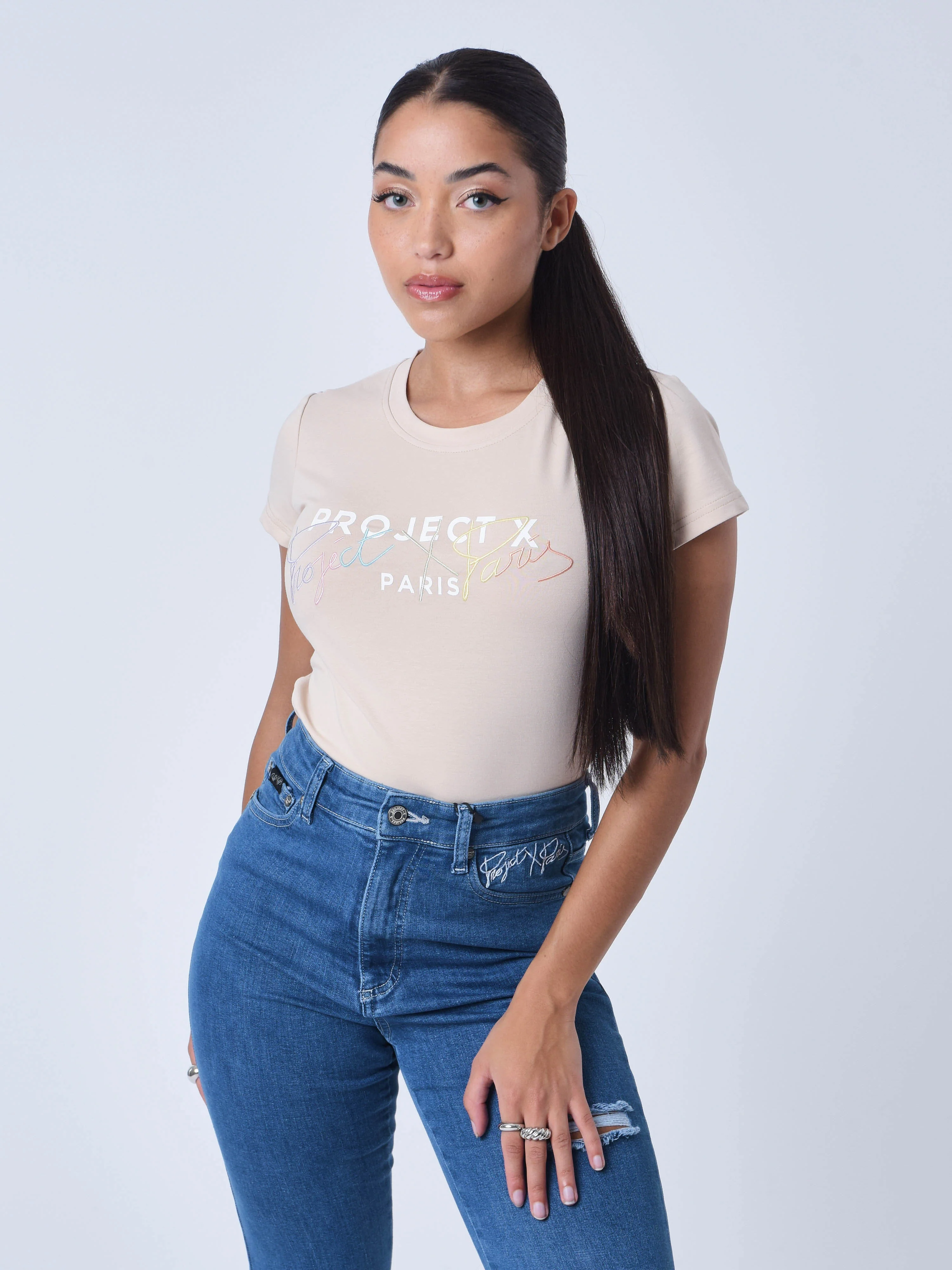 T-shirt col rond - Image 4