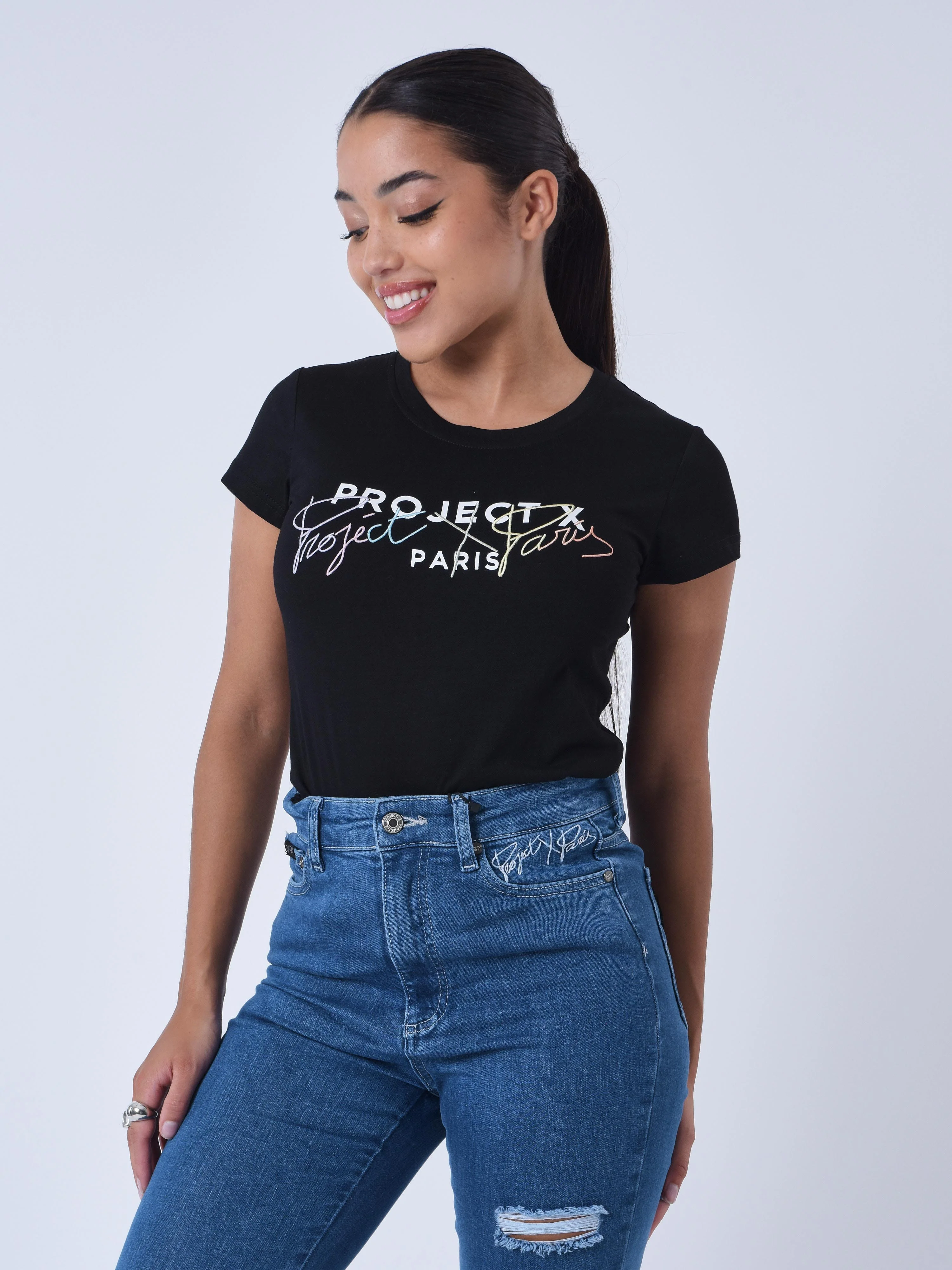 T-shirt col rond - Image 5