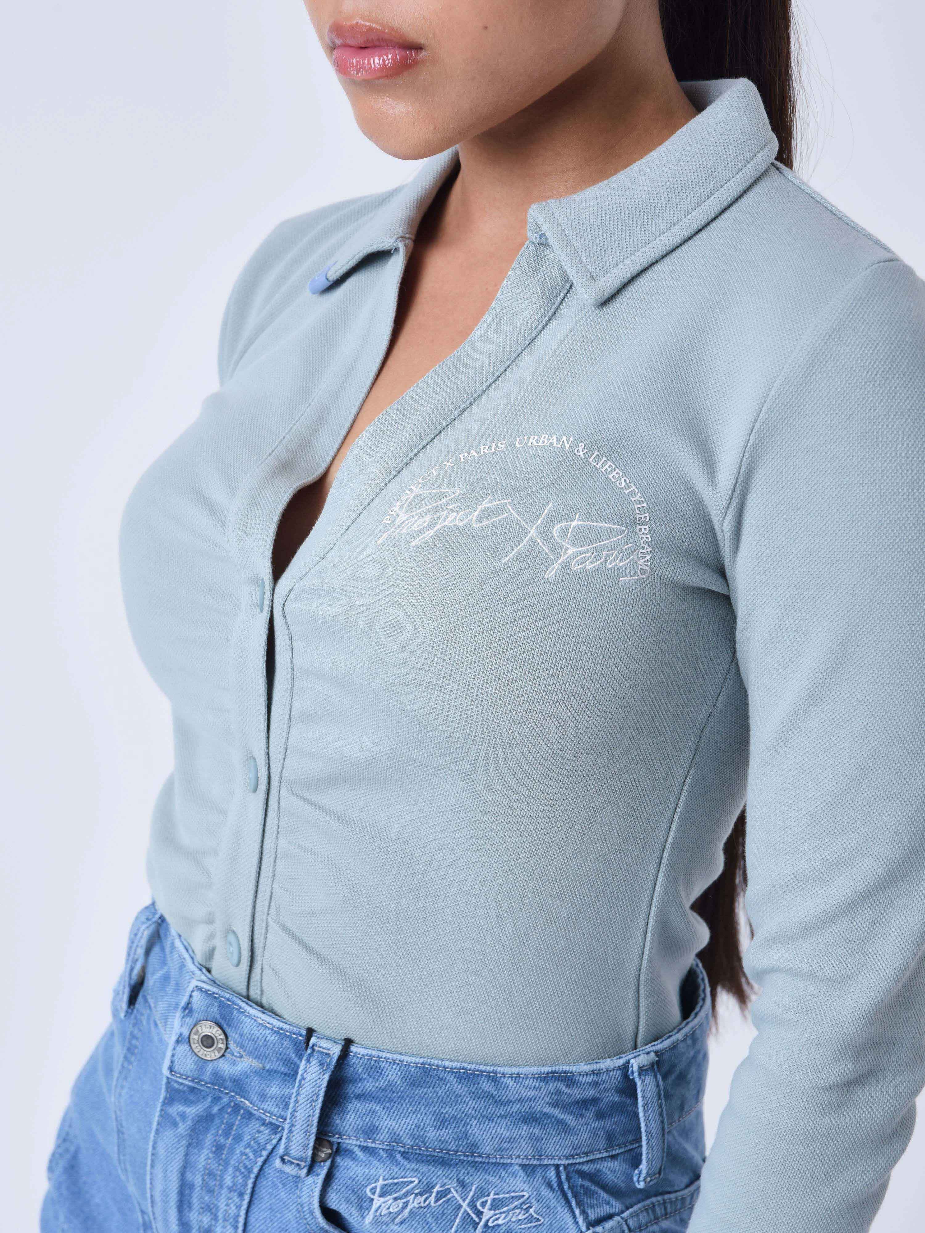 Chemise style col polo - Image 2