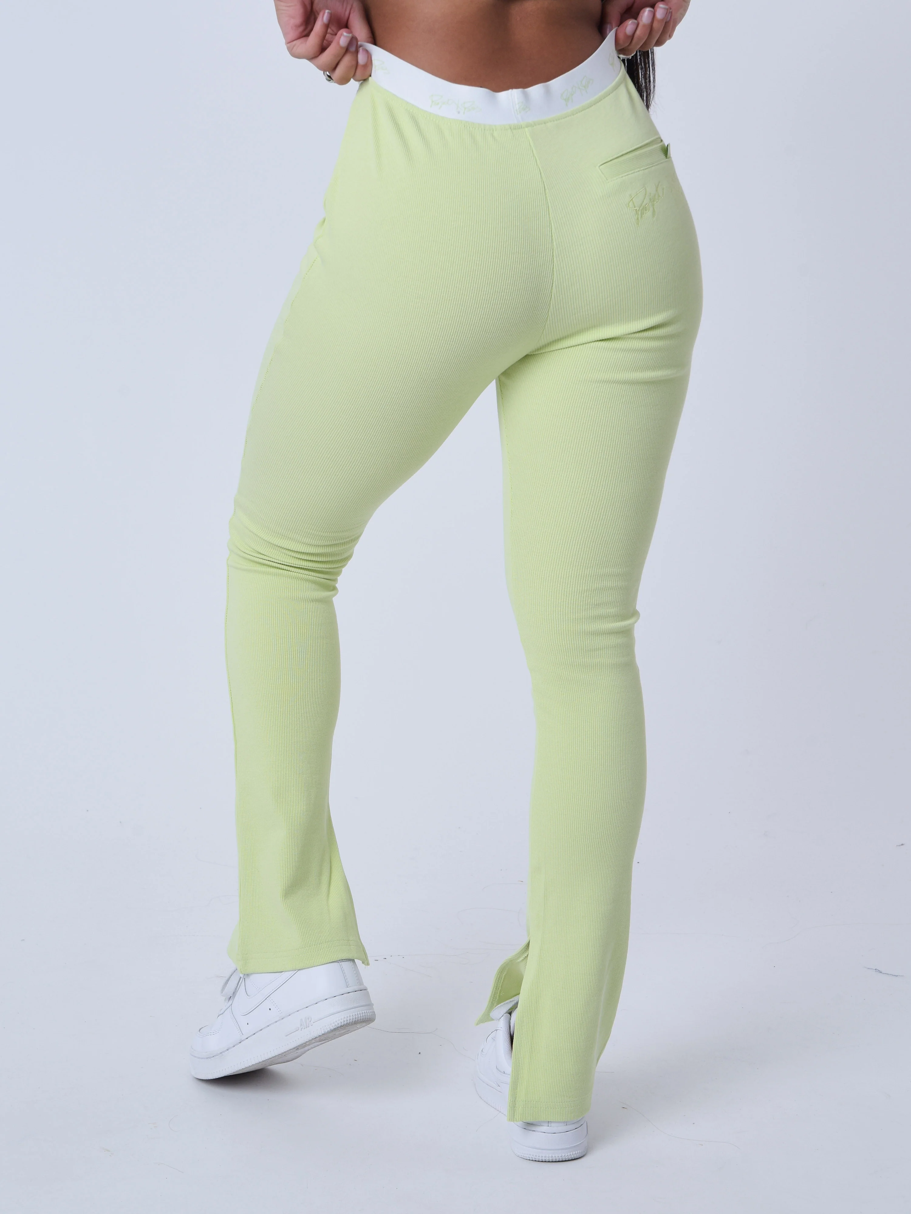 Pantalon flare ourlet fendu - Image 3