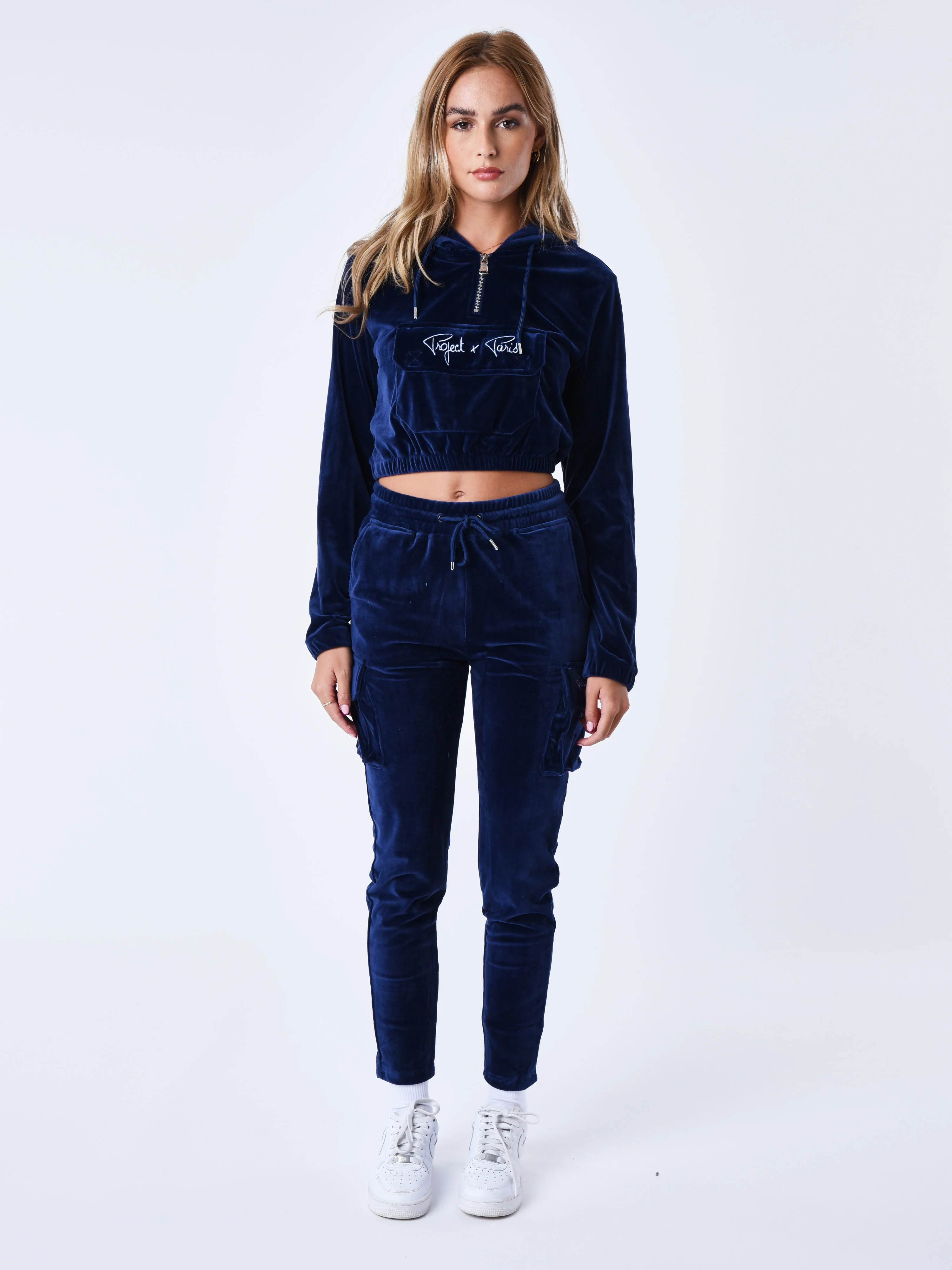 Bas de jogging cargo en velours signature - Image 3