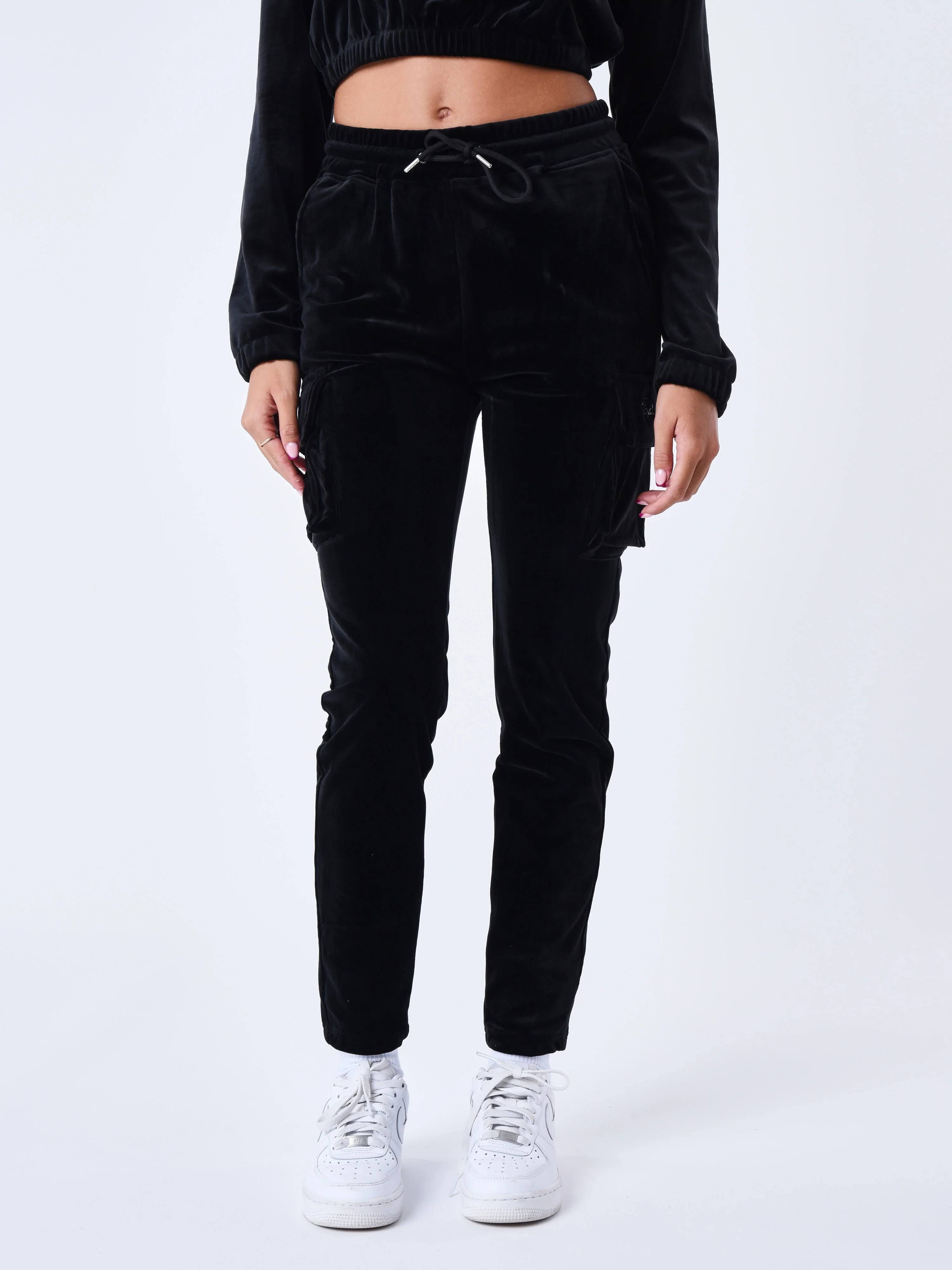 Bas de jogging cargo en velours signature - Image 2