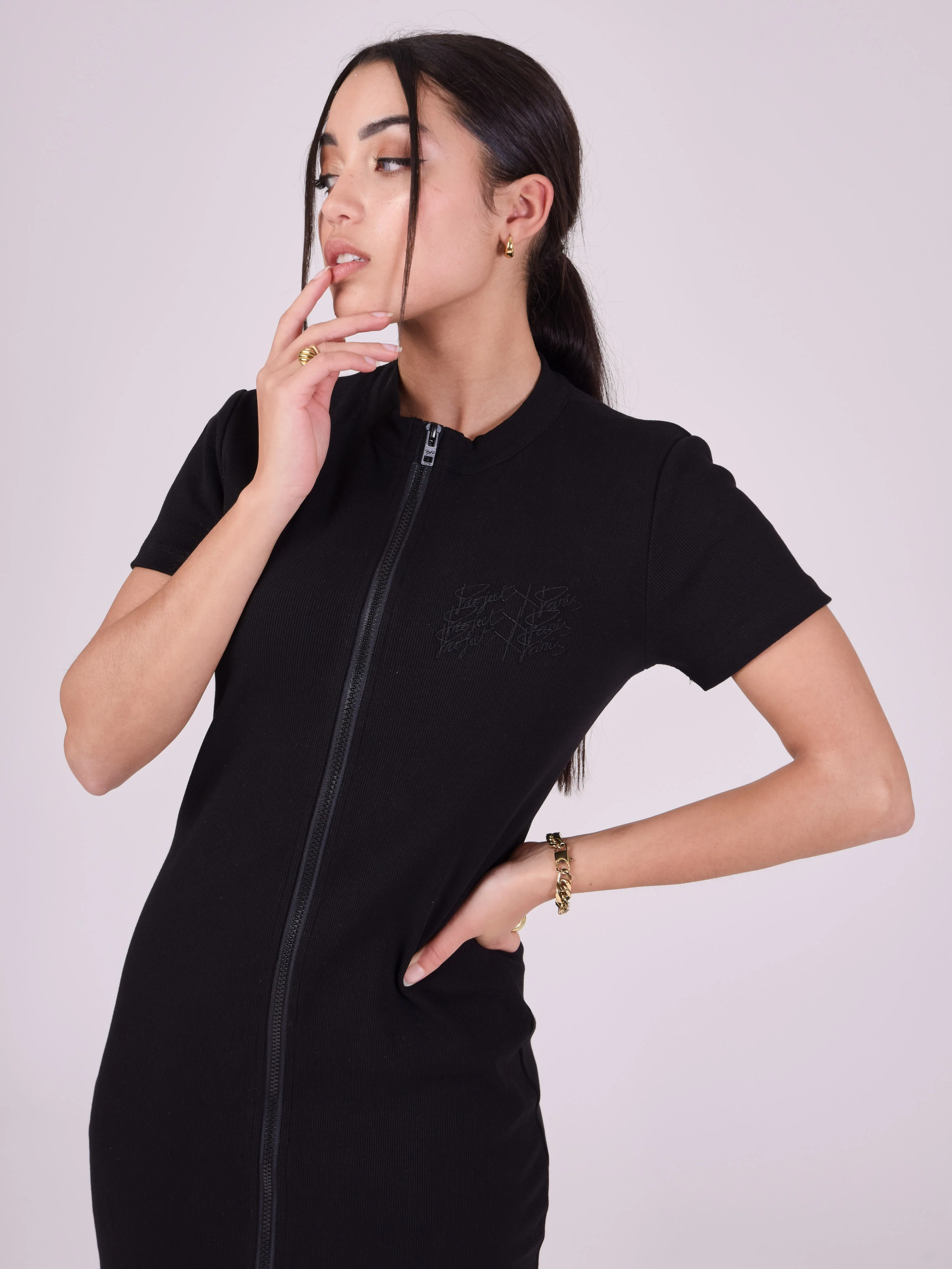 Robe zippée double ouverture