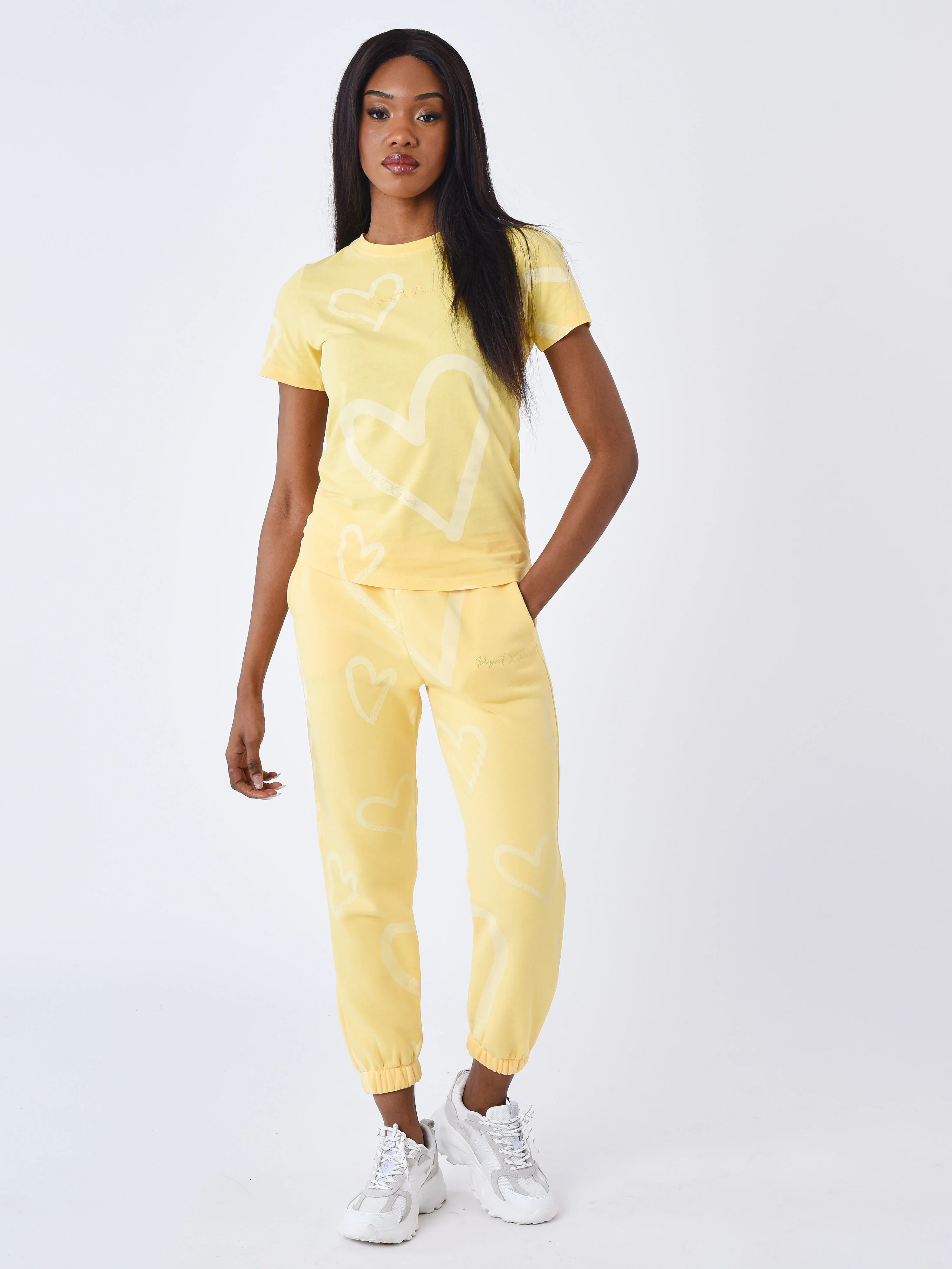 T-shirt manches courtes all over Cœur - Image 4
