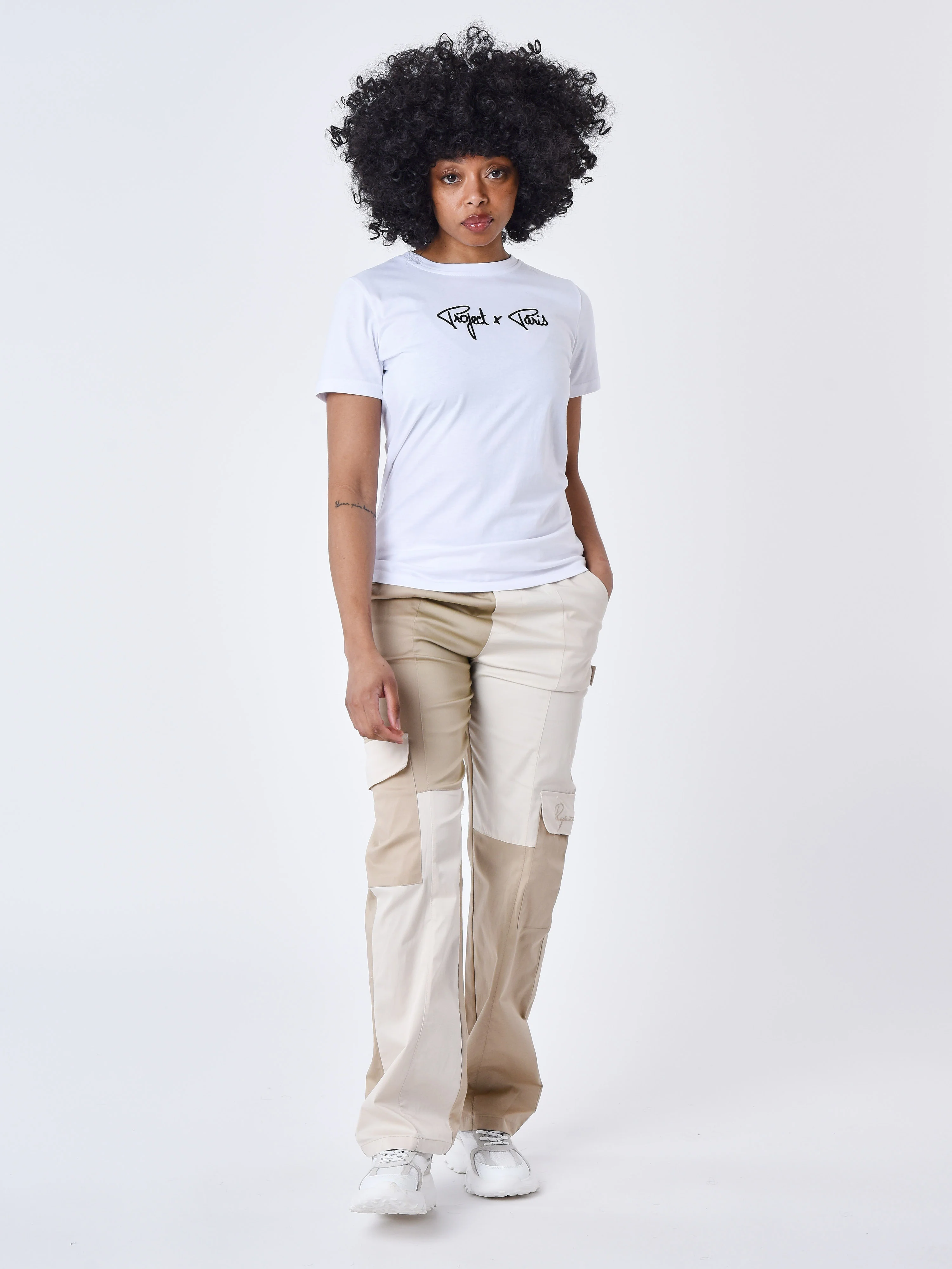 Pantalon cargo colorblock - Image 3