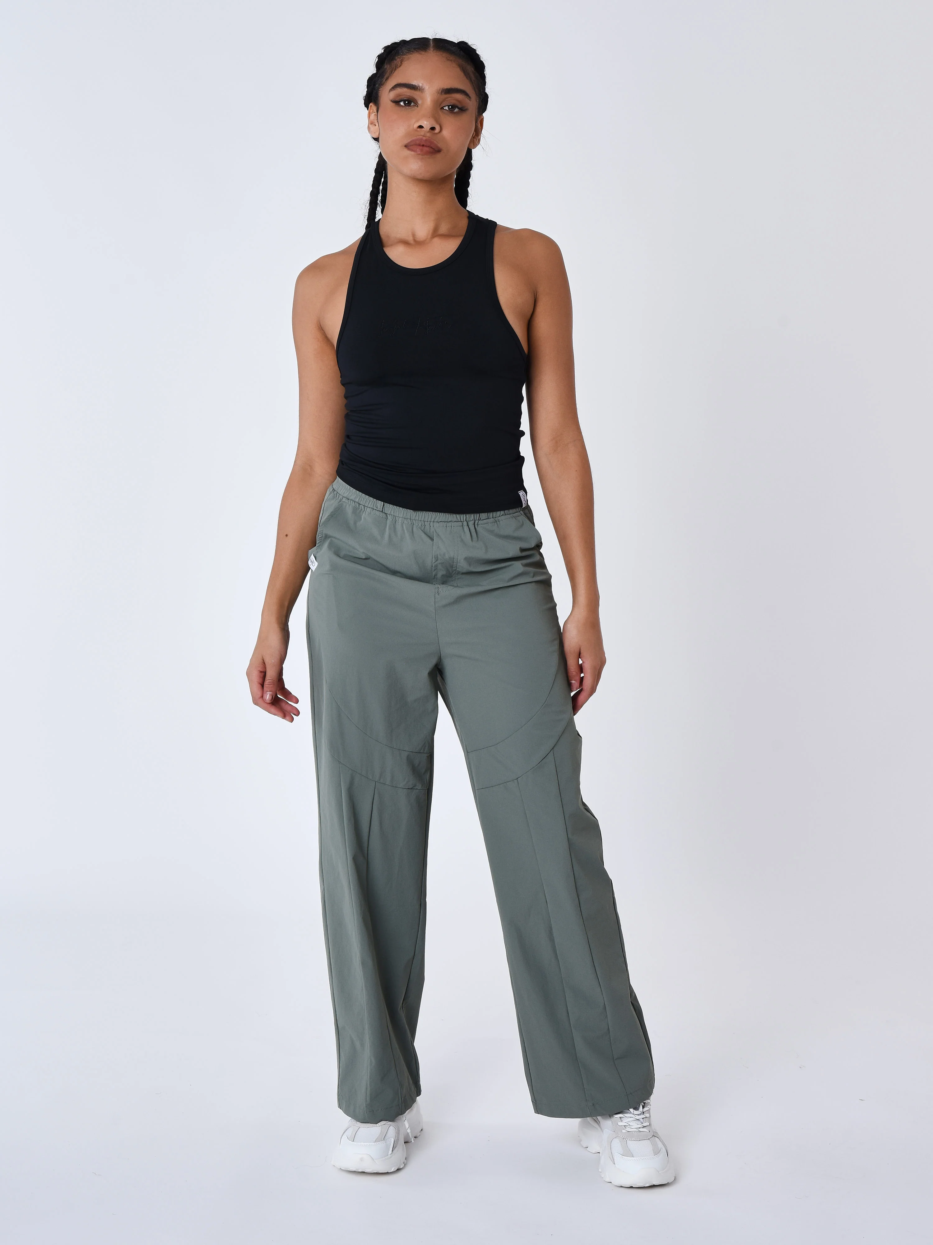 Pantalon droit à découpes - Image 3