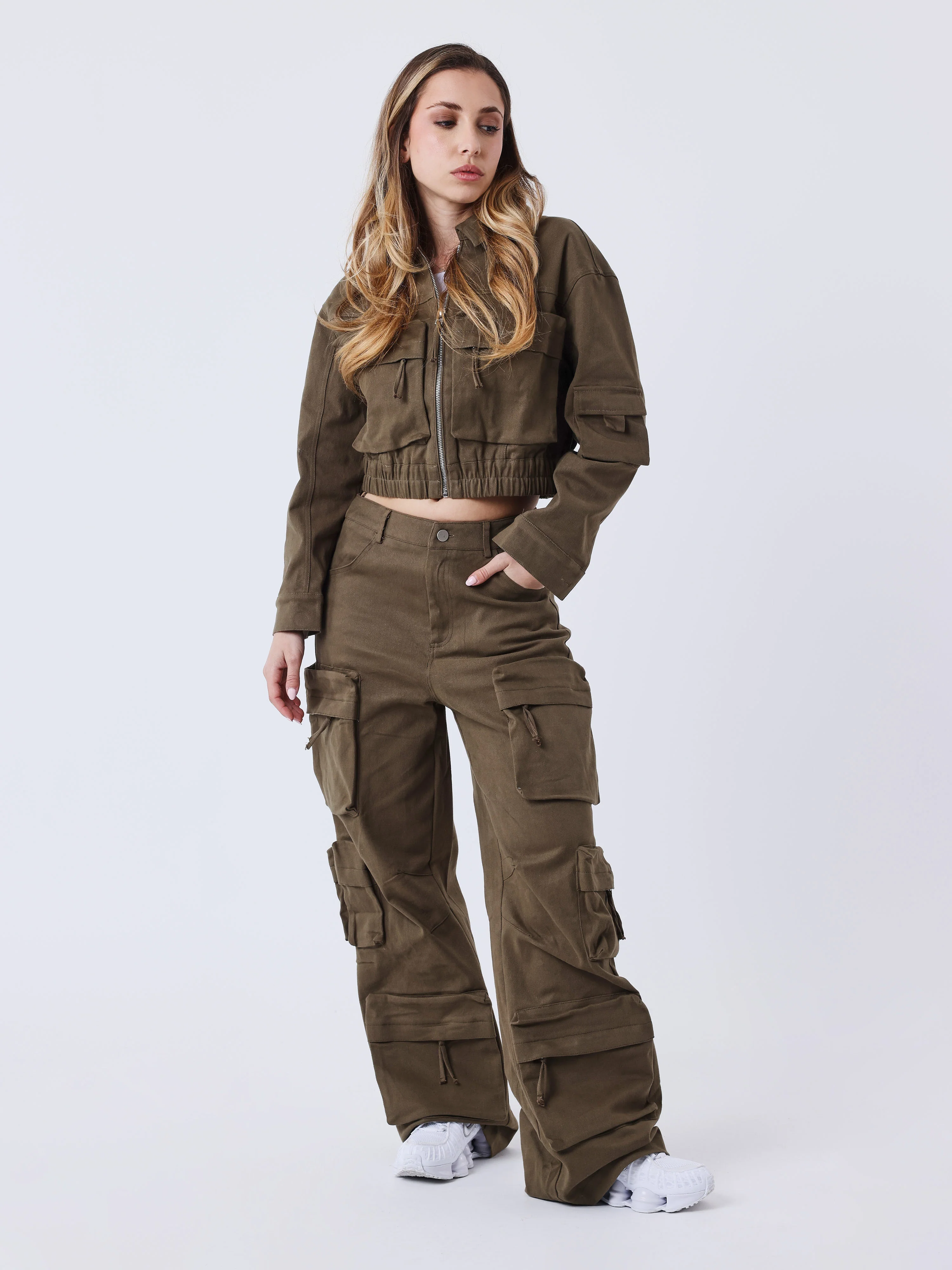 Veste cargo courte poly - Image 2