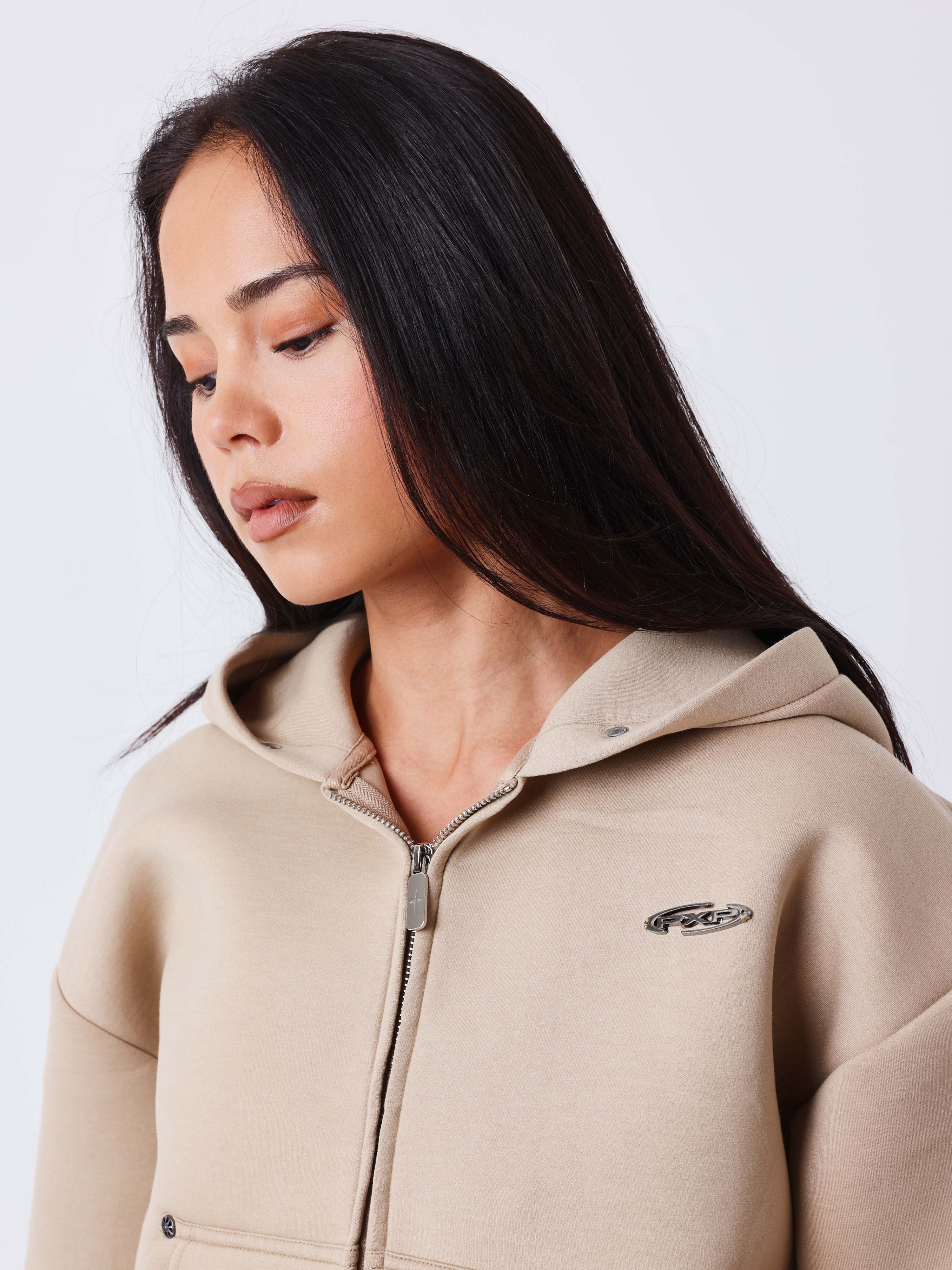 Sweat à capuche zippé néoprène - Image 3