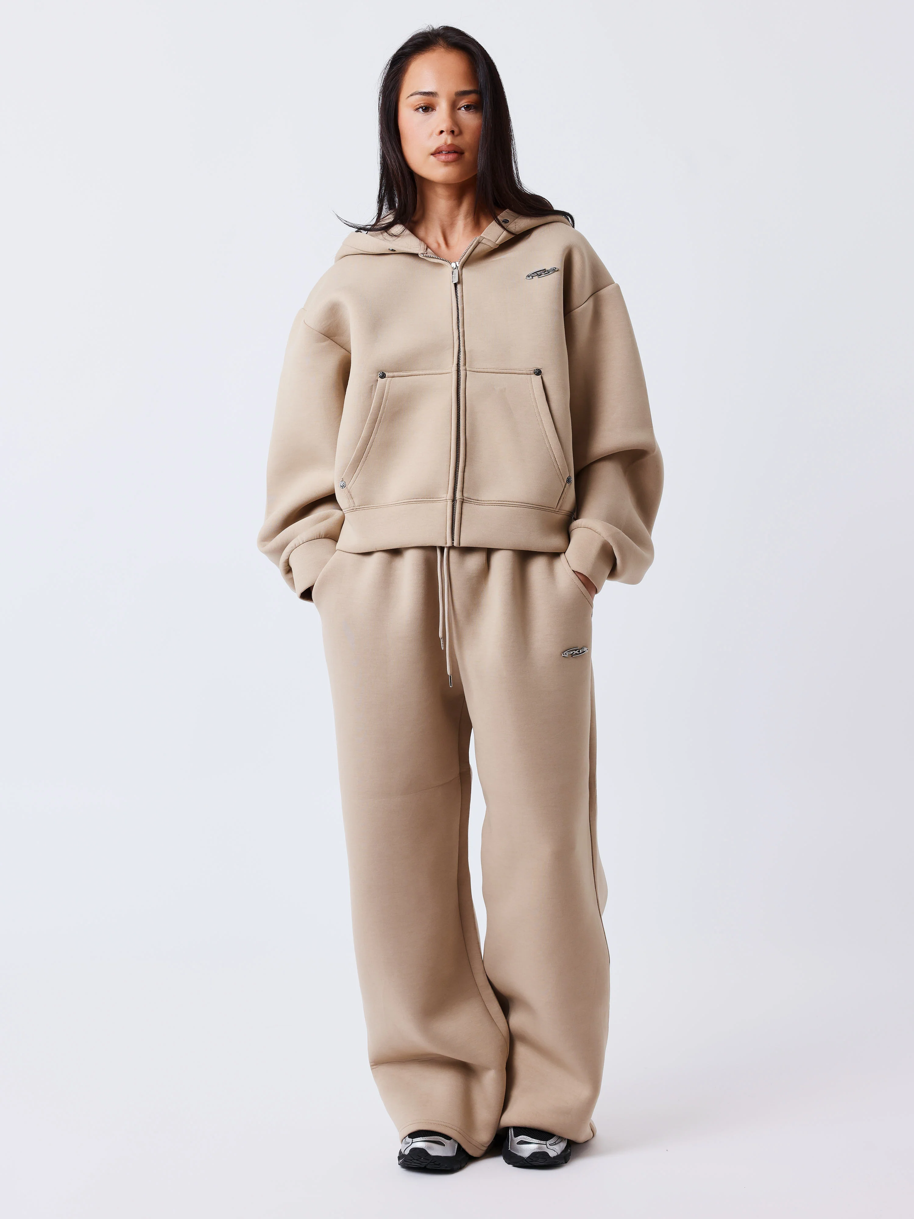 Sweat à capuche zippé néoprène - Image 5