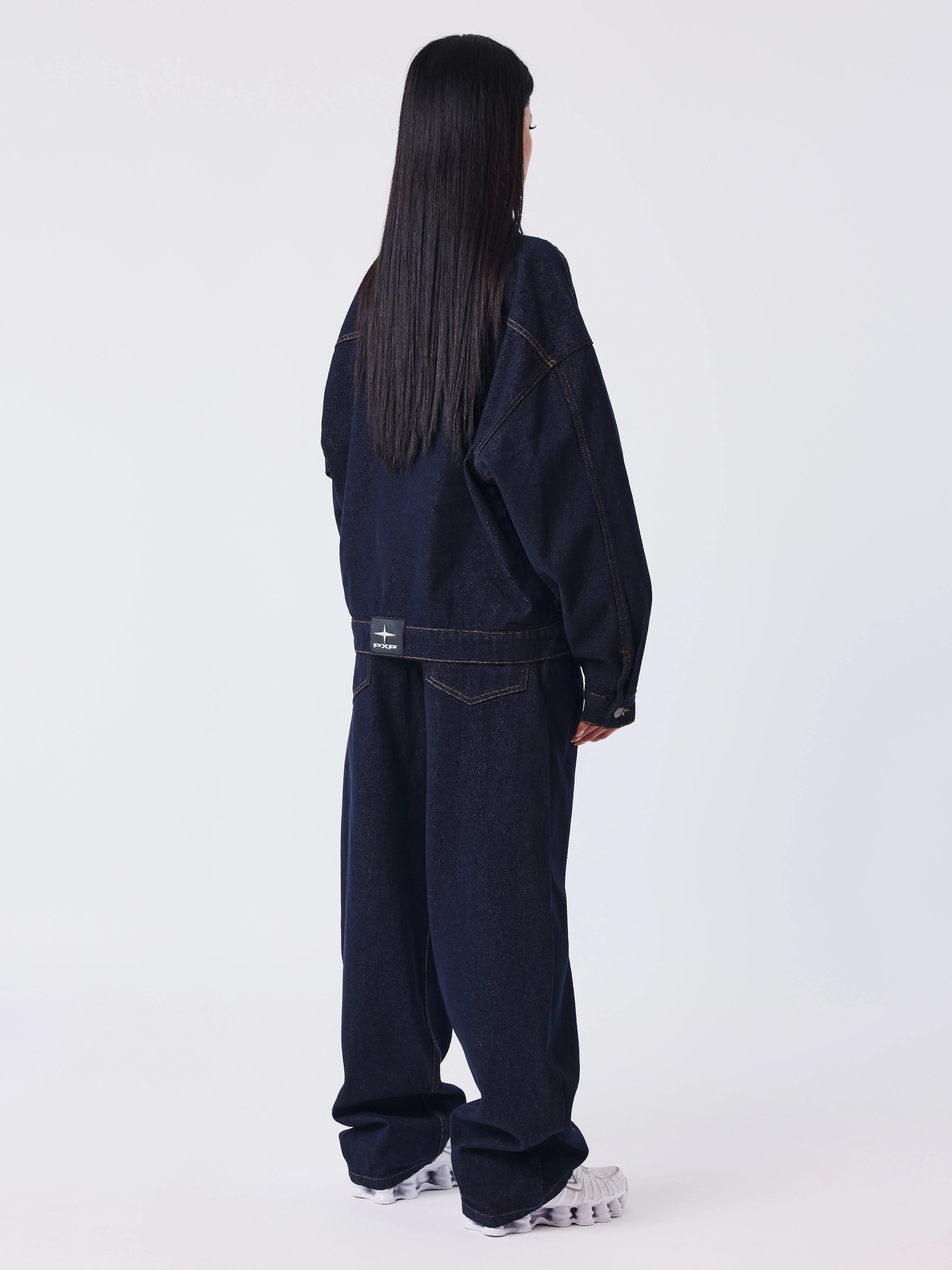 Jean barrel en denim brut - Image 2