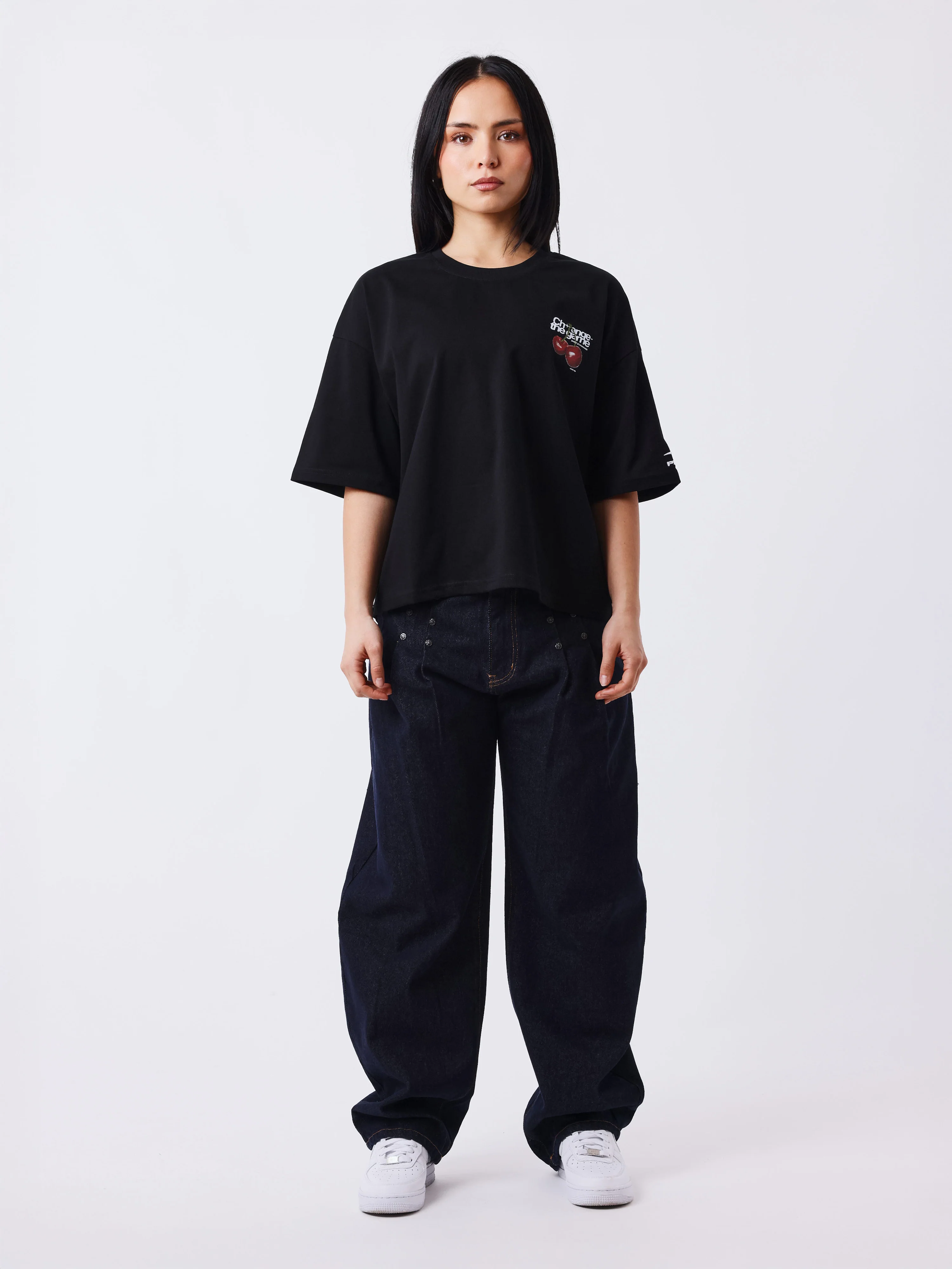T-shirt imprimé cerises devant et dos - Image 6