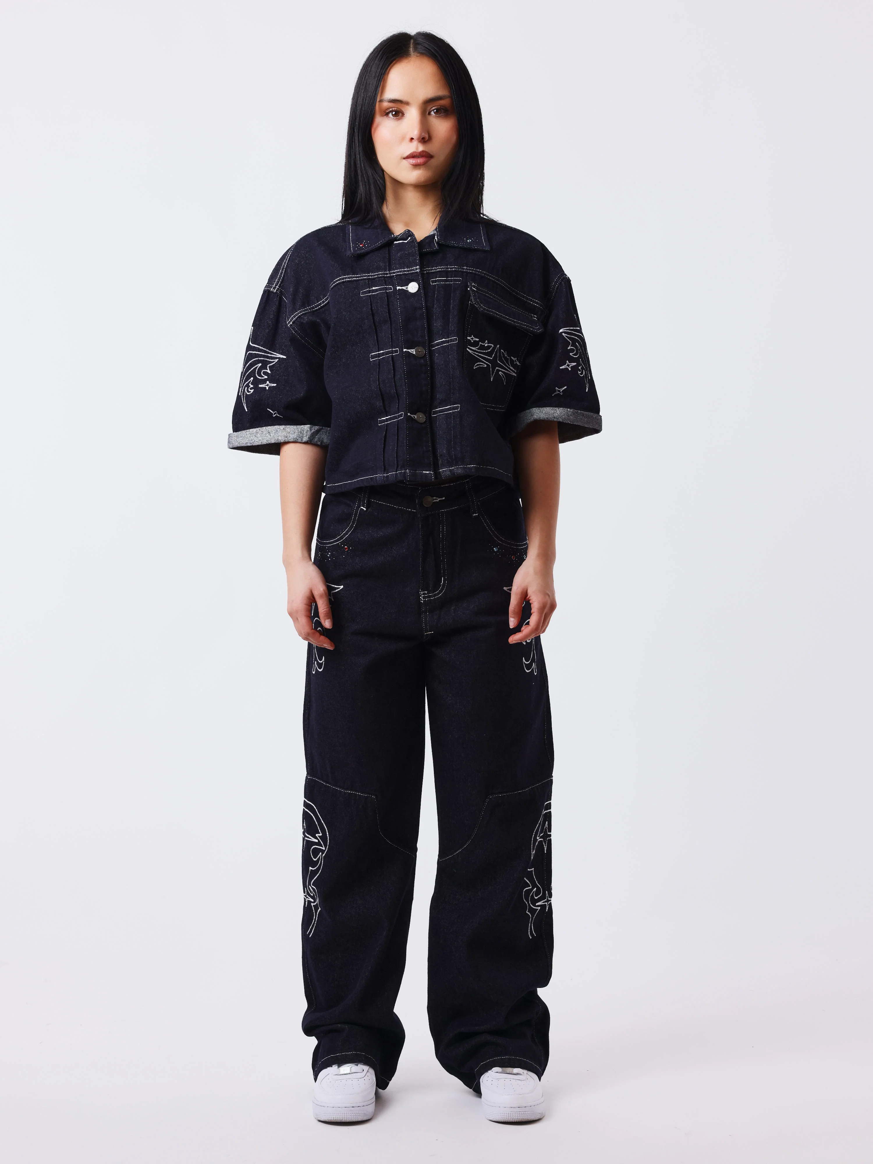 Veste courte en denim Cow - Image 5