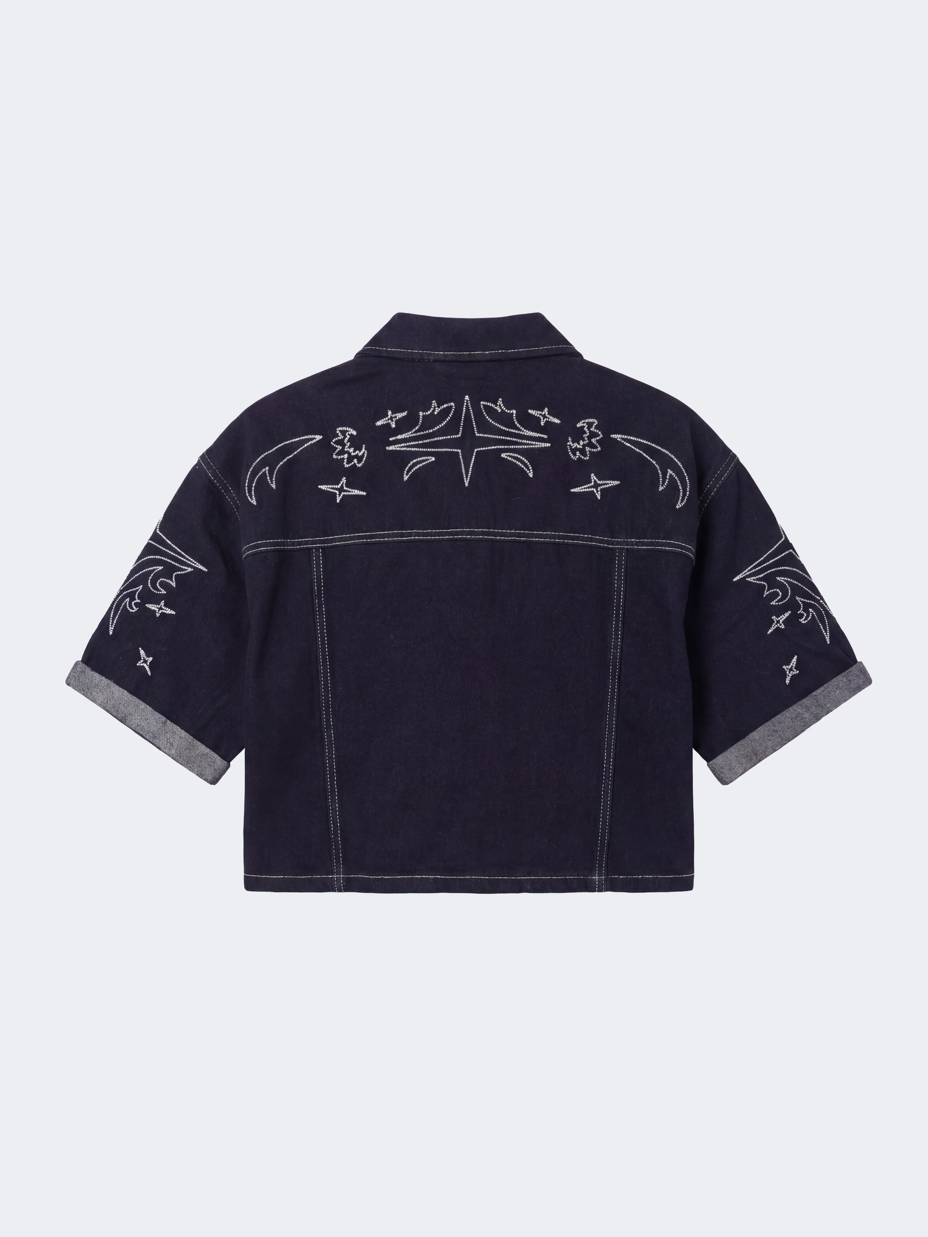 Veste courte en denim Cow - Image 7