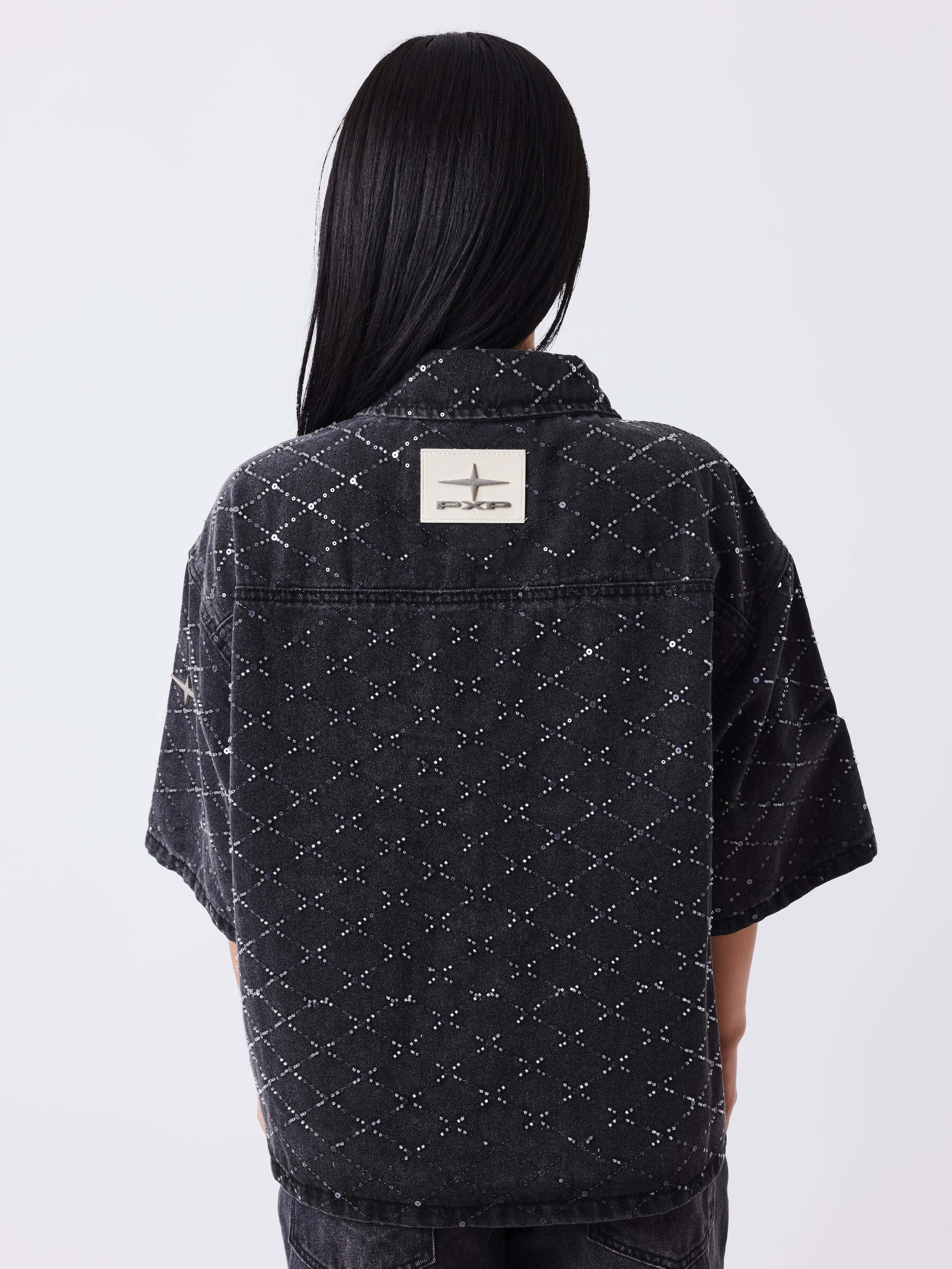 Surchemise denim manches courtes Precious - Image 2