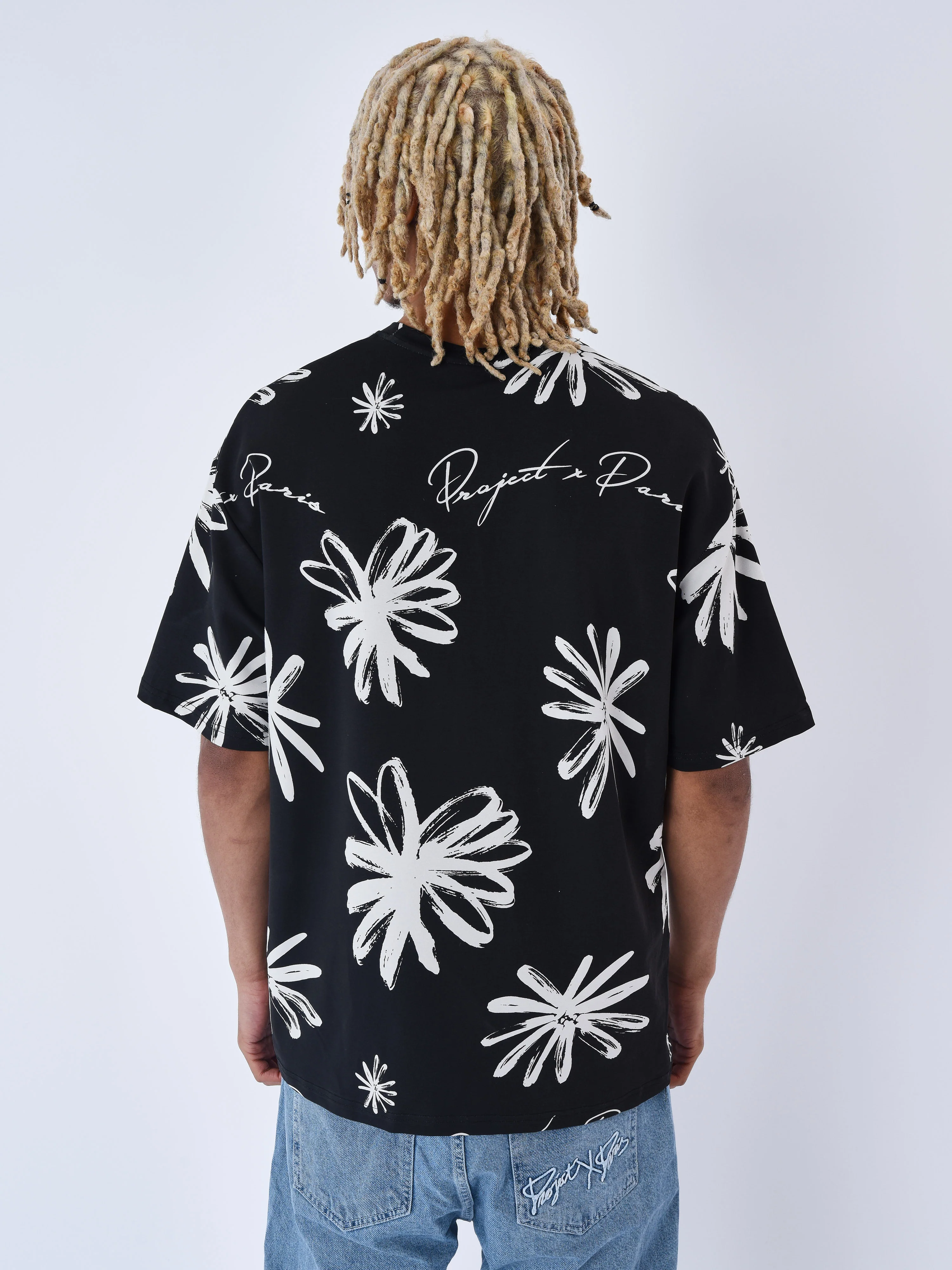 T-shirt all over esquisse fleurie - Image 5