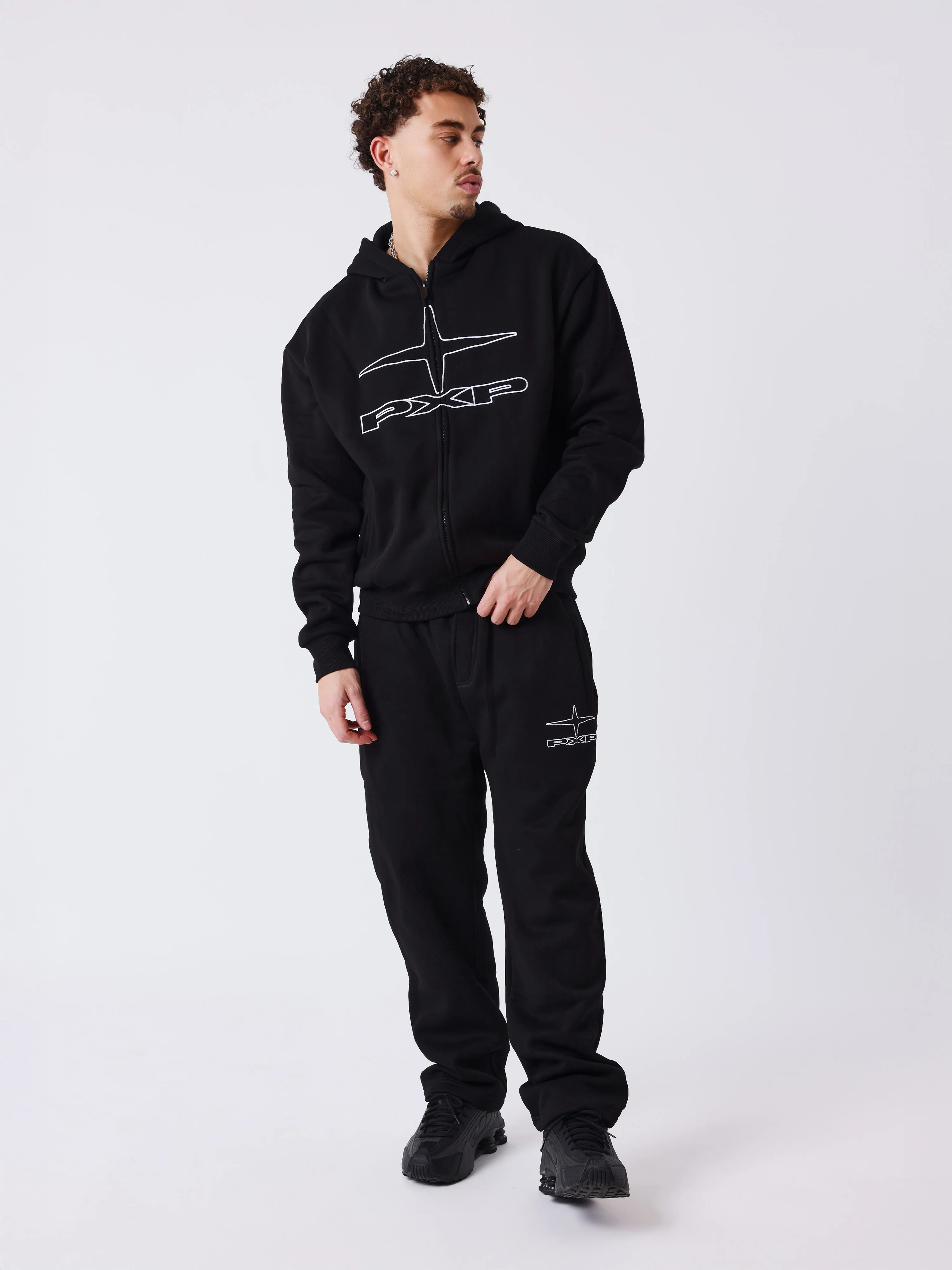 Sweat à Capuche zippé Polaris en contour - Image 5