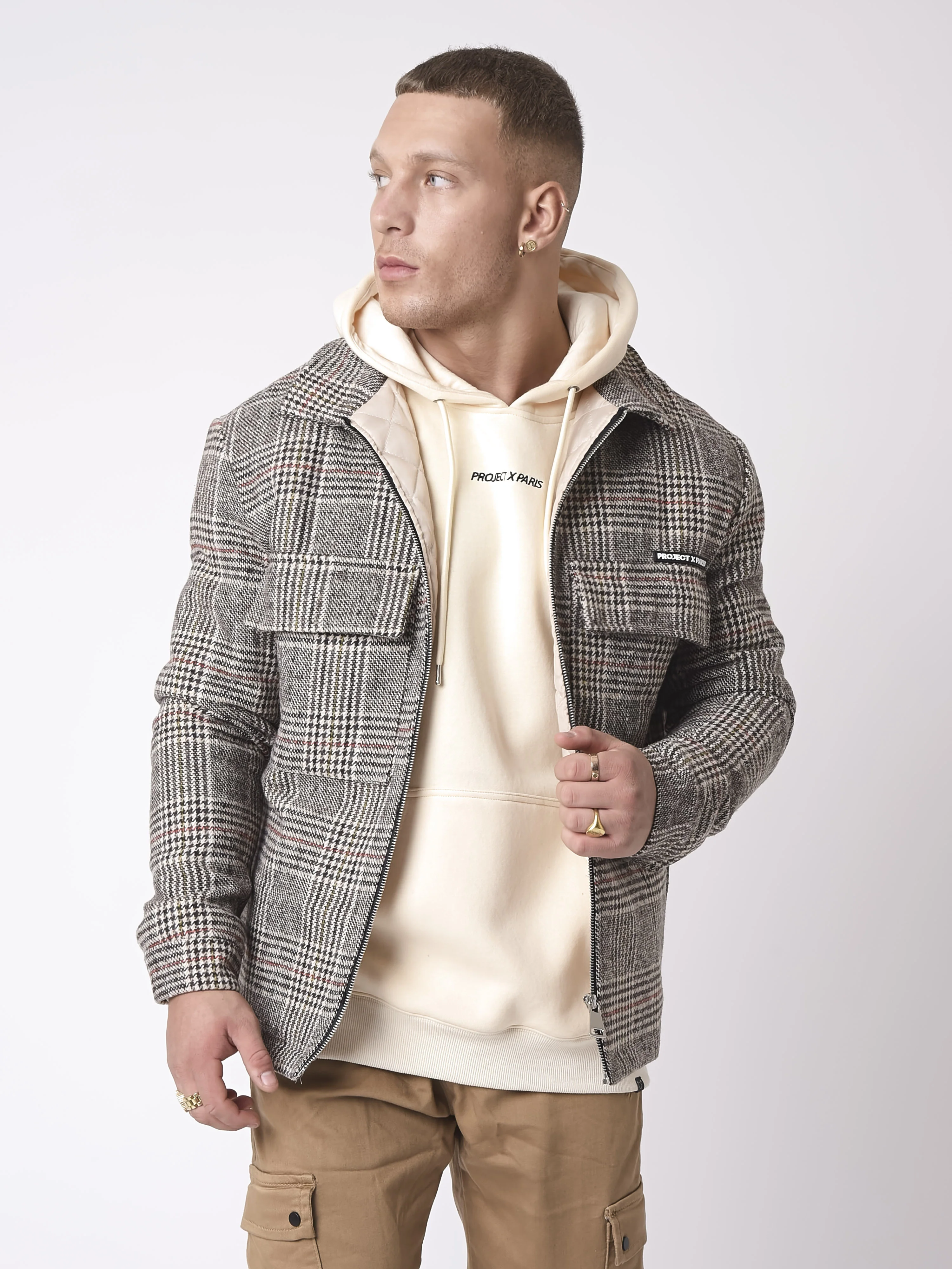 Veste à motif carreaux - Image 3