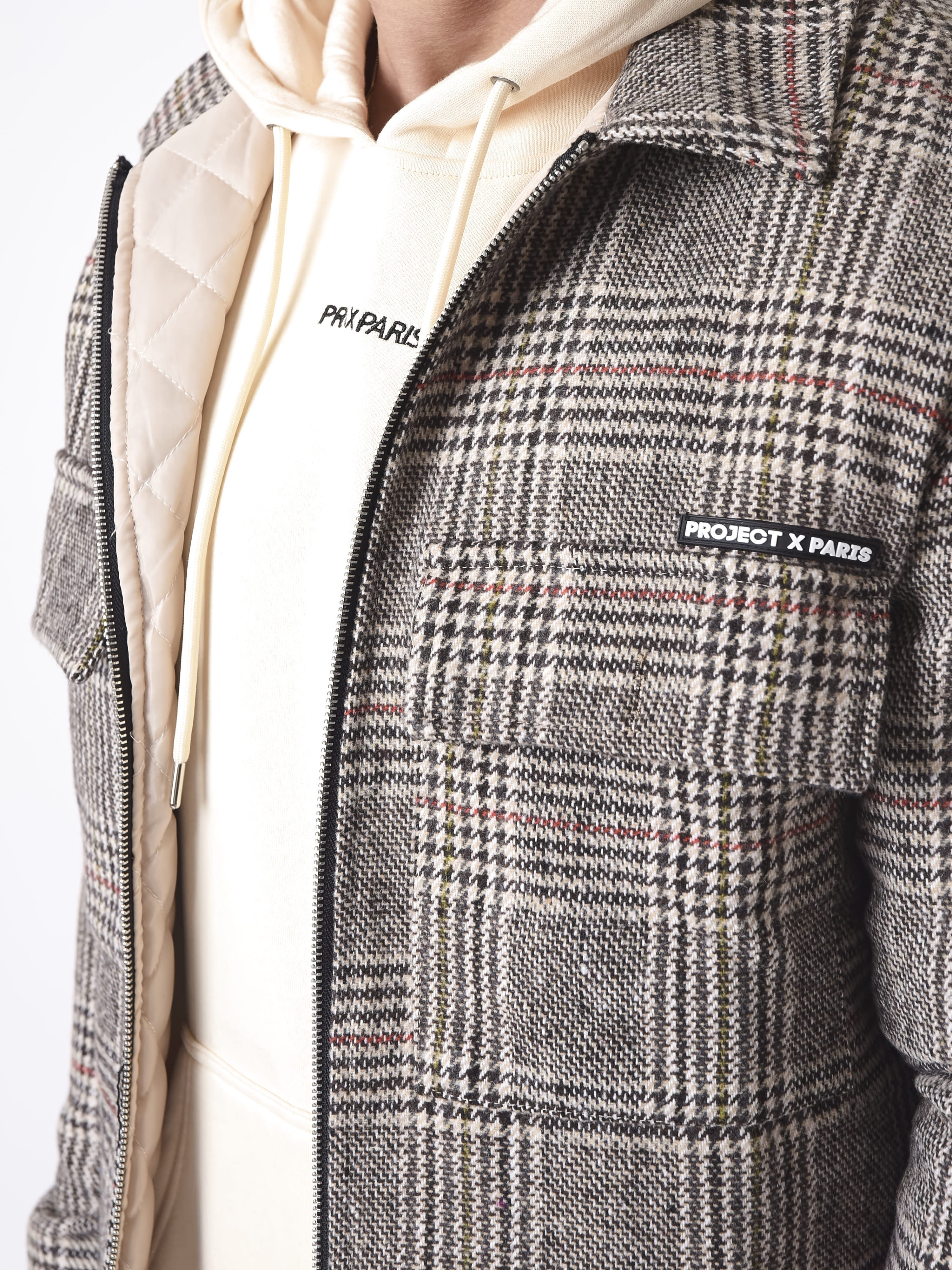 Veste à motif carreaux - Image 4