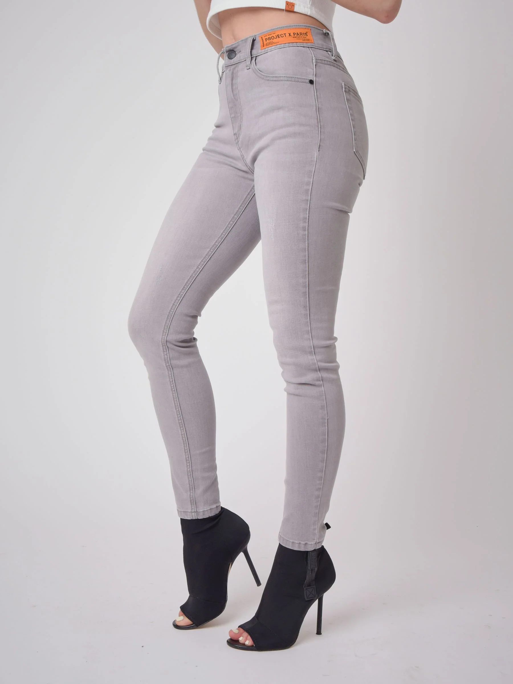 Jean Skinny fit étiquette logo - Image 4