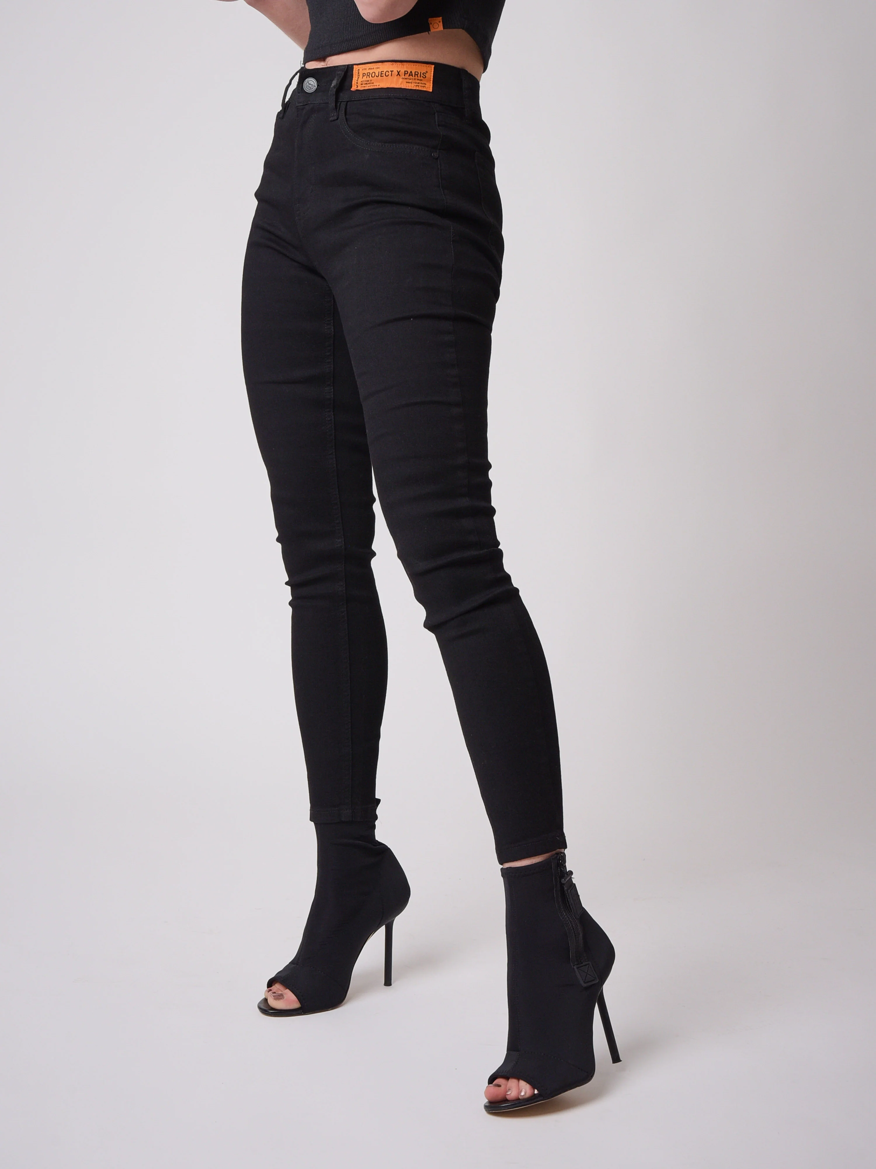 Jean Skinny fit étiquette logo