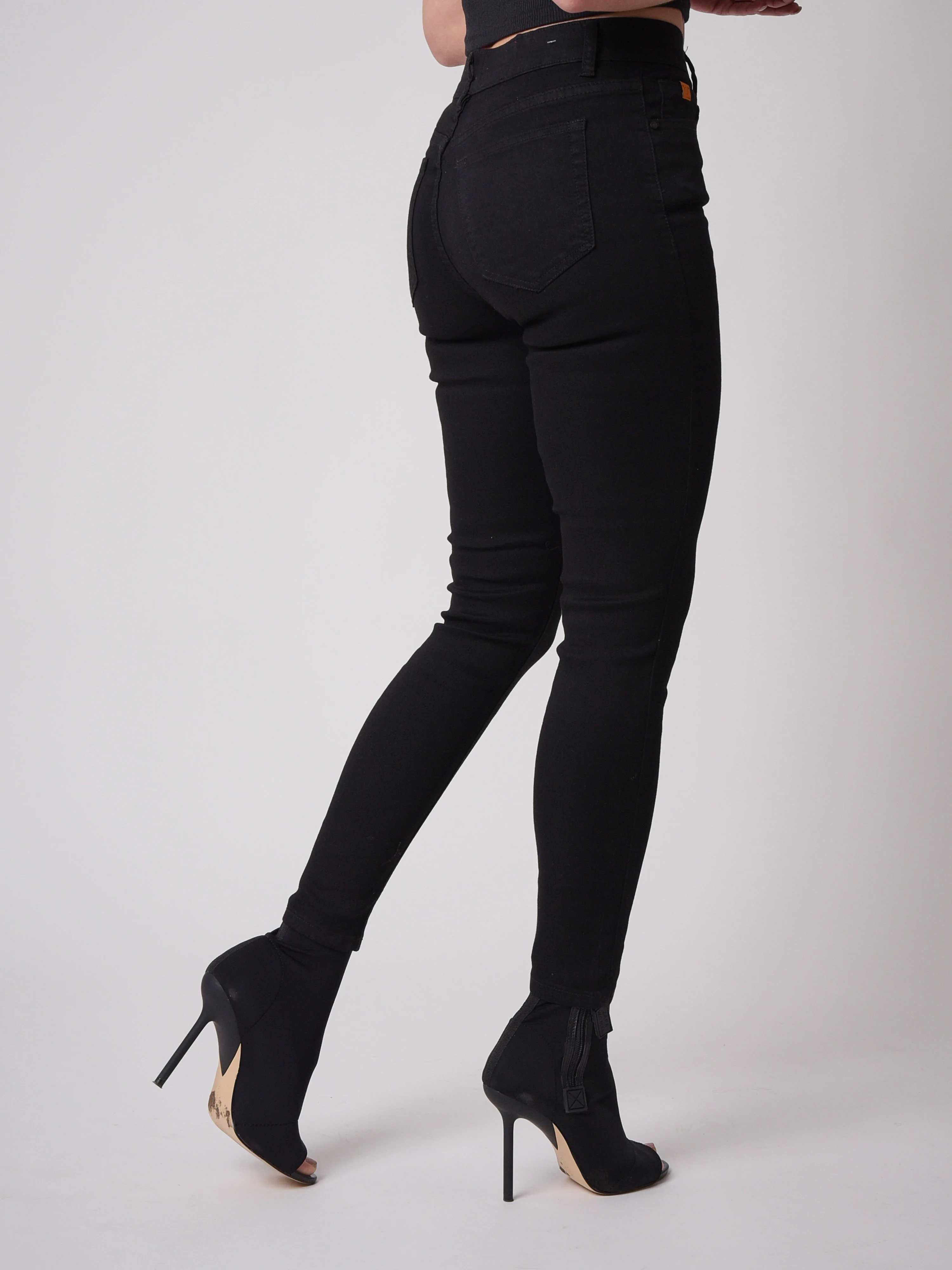 Jean Skinny fit étiquette logo - Image 4