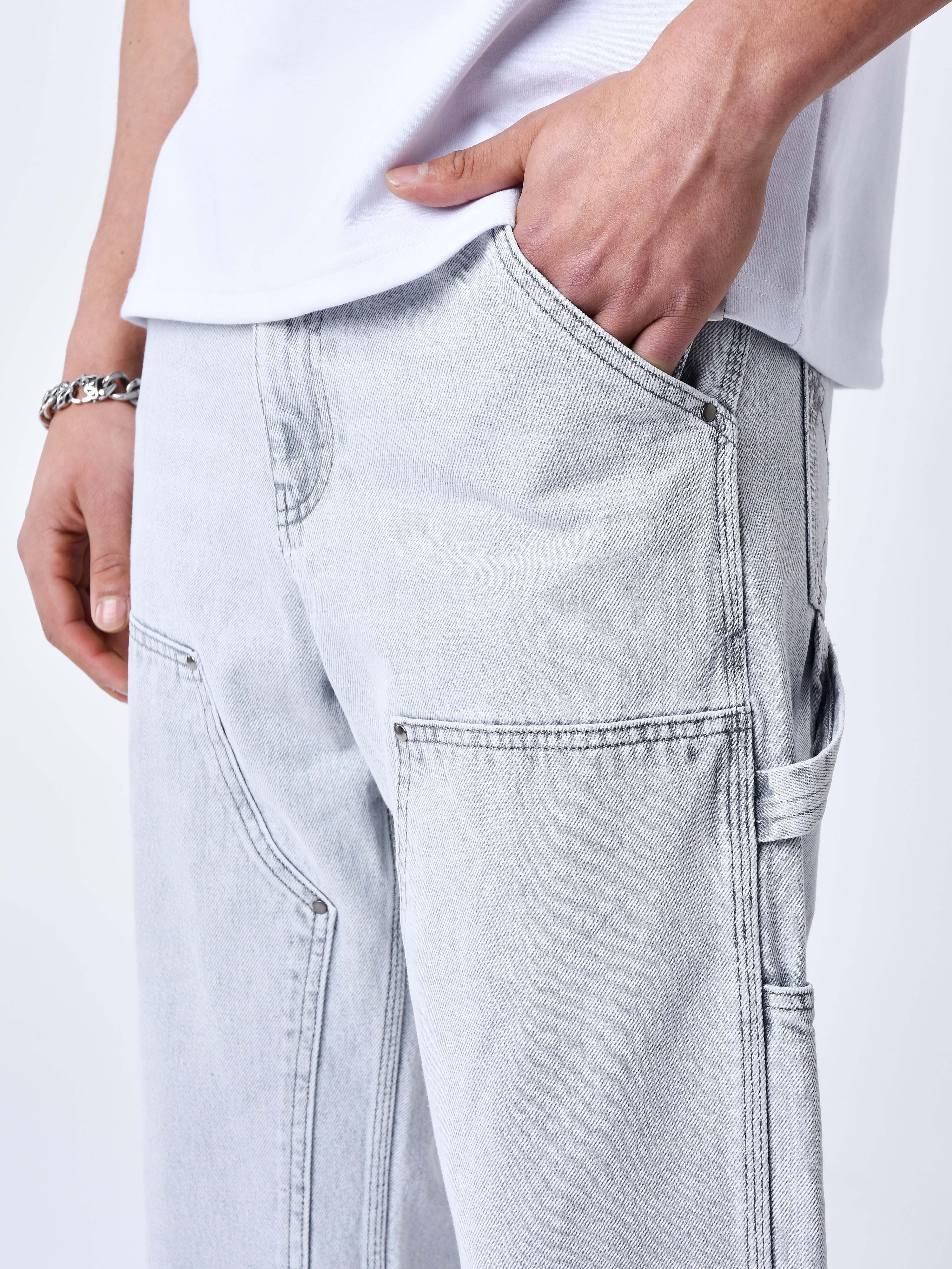 Jeans ample à détails charpentier - Image 12