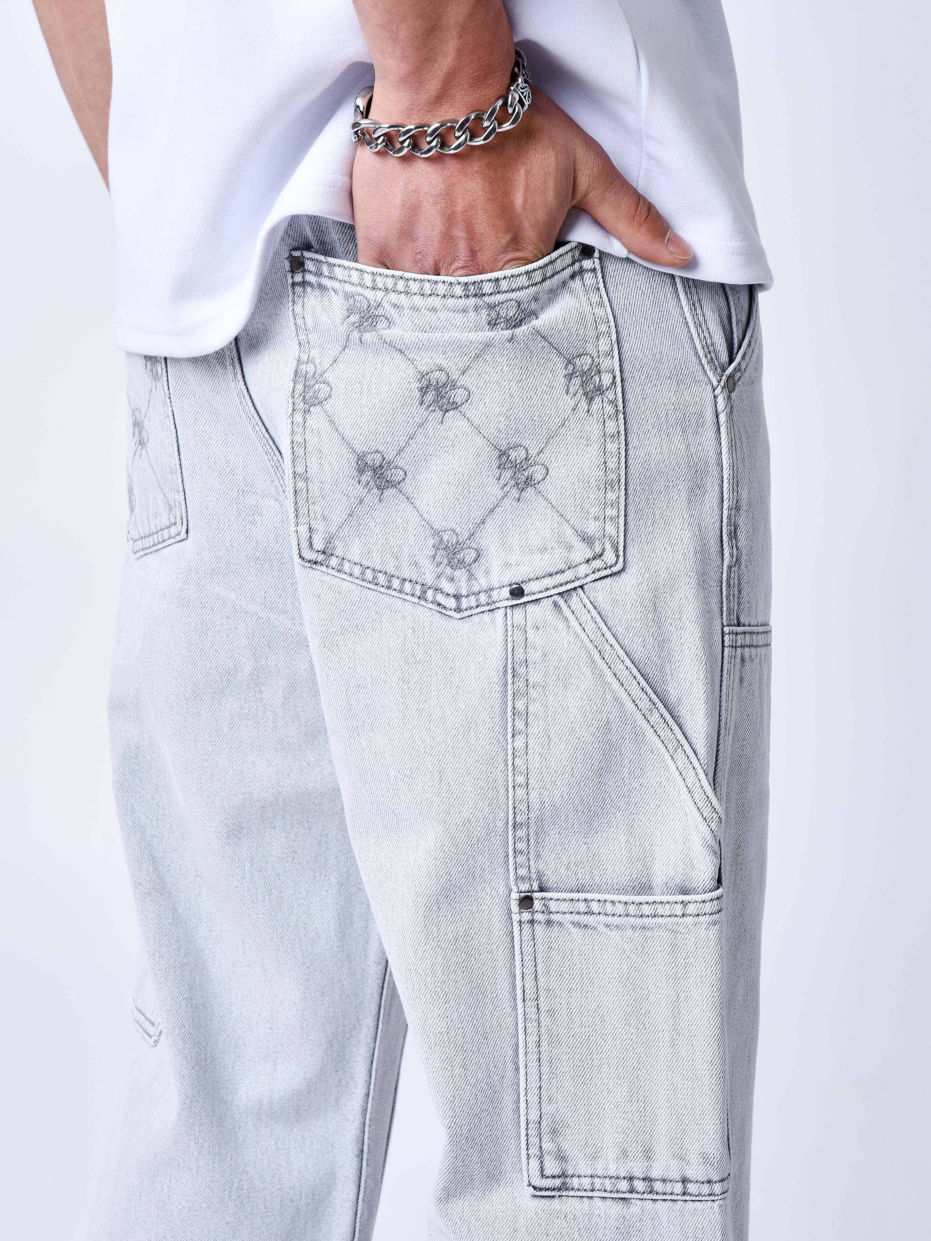 Jeans ample à détails charpentier - Image 13