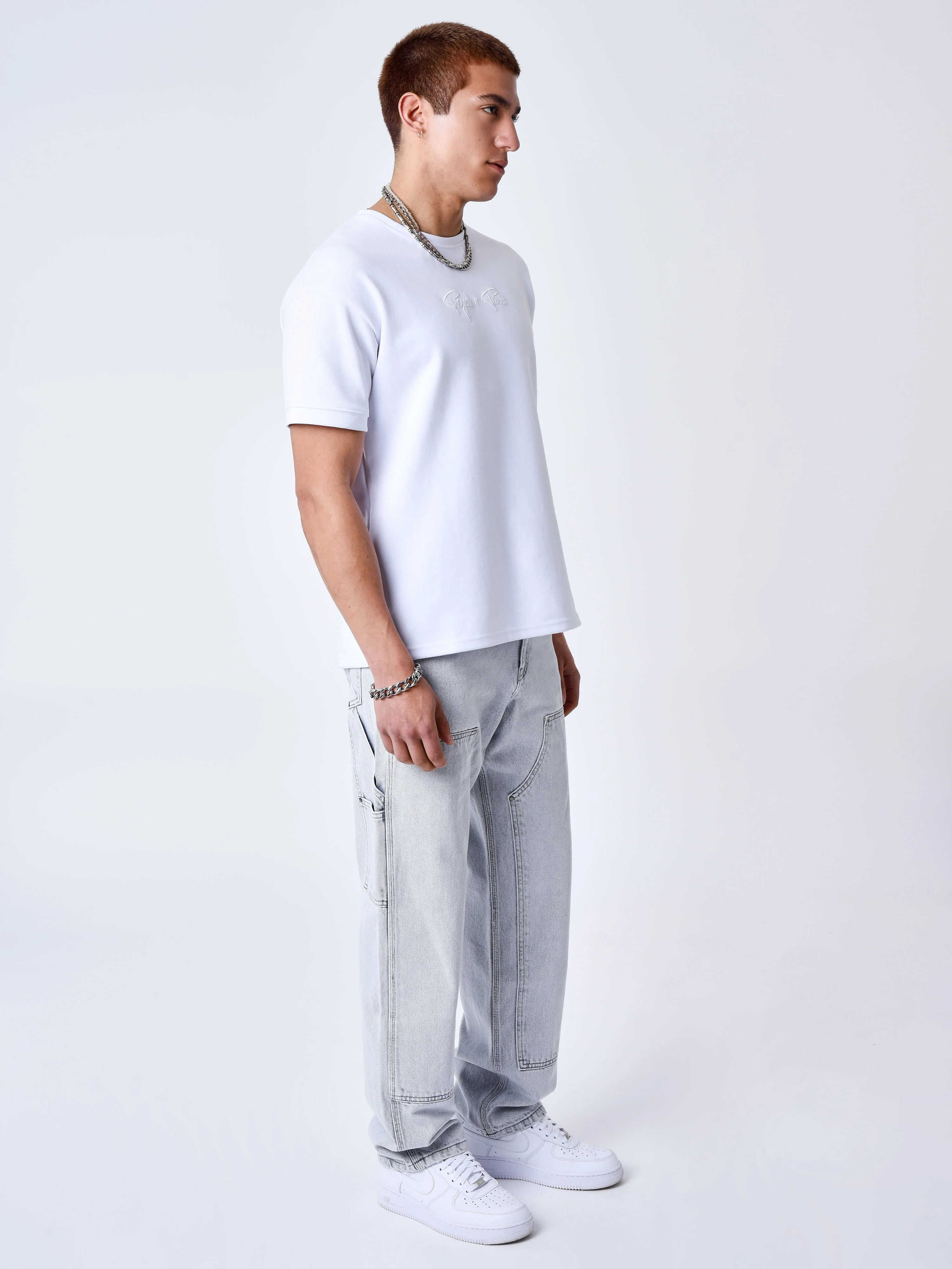Jeans ample à détails charpentier - Image 9