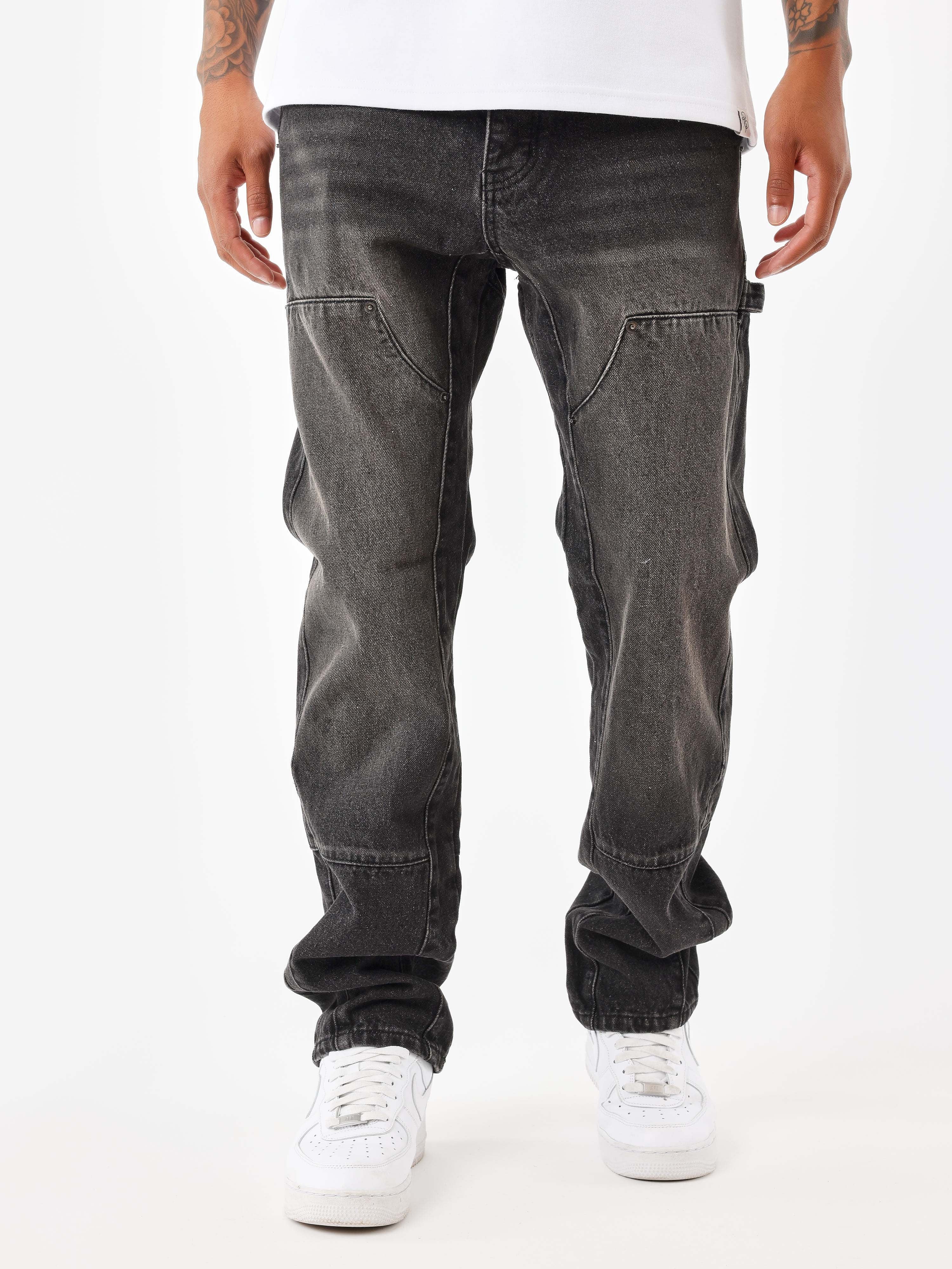 Jeans ample à détails charpentier - Image 3