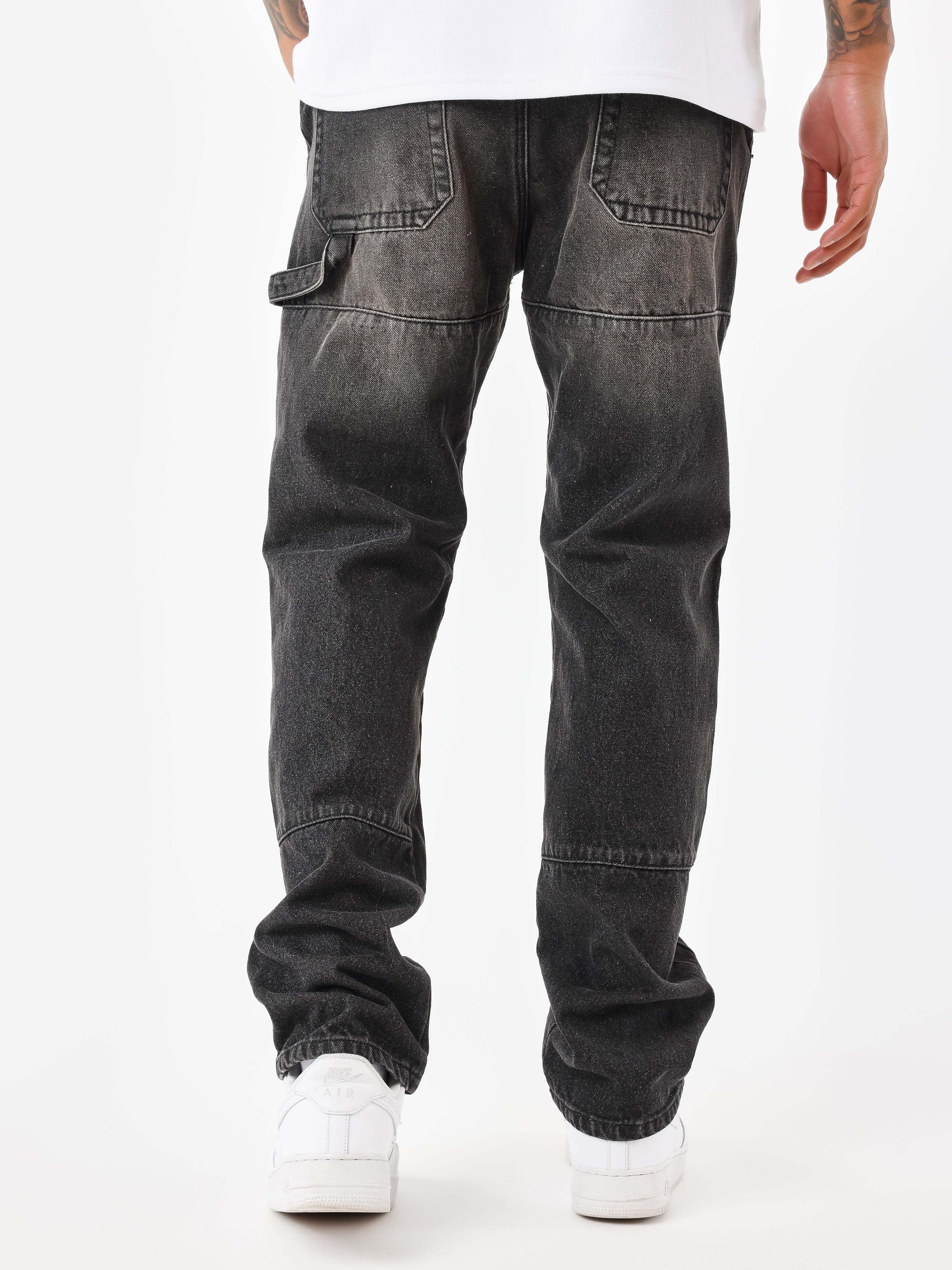 Jeans ample à détails charpentier - Image 4