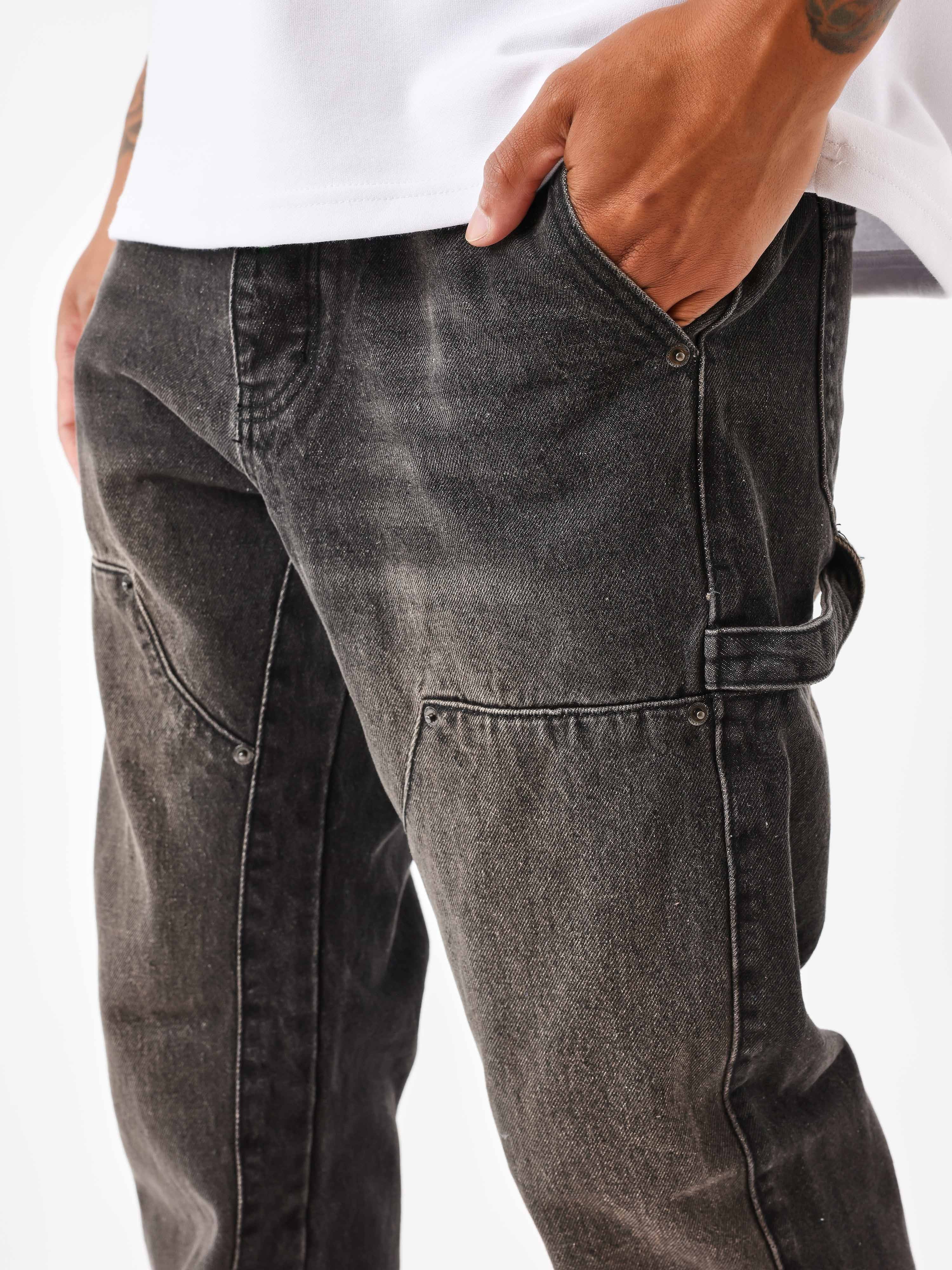 Jeans ample à détails charpentier - Image 5