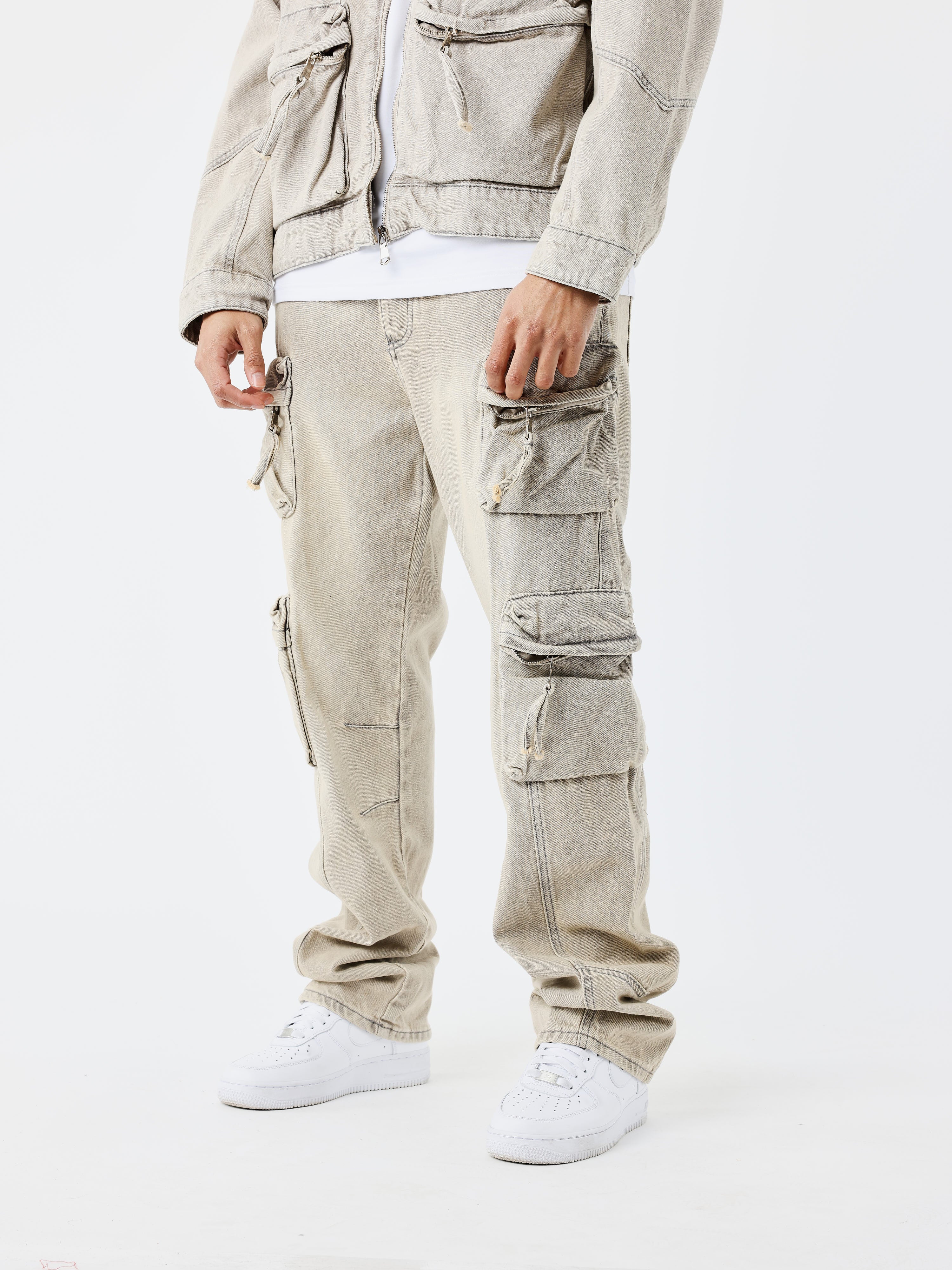 Jeans brute workwear multi-poches - Image 3