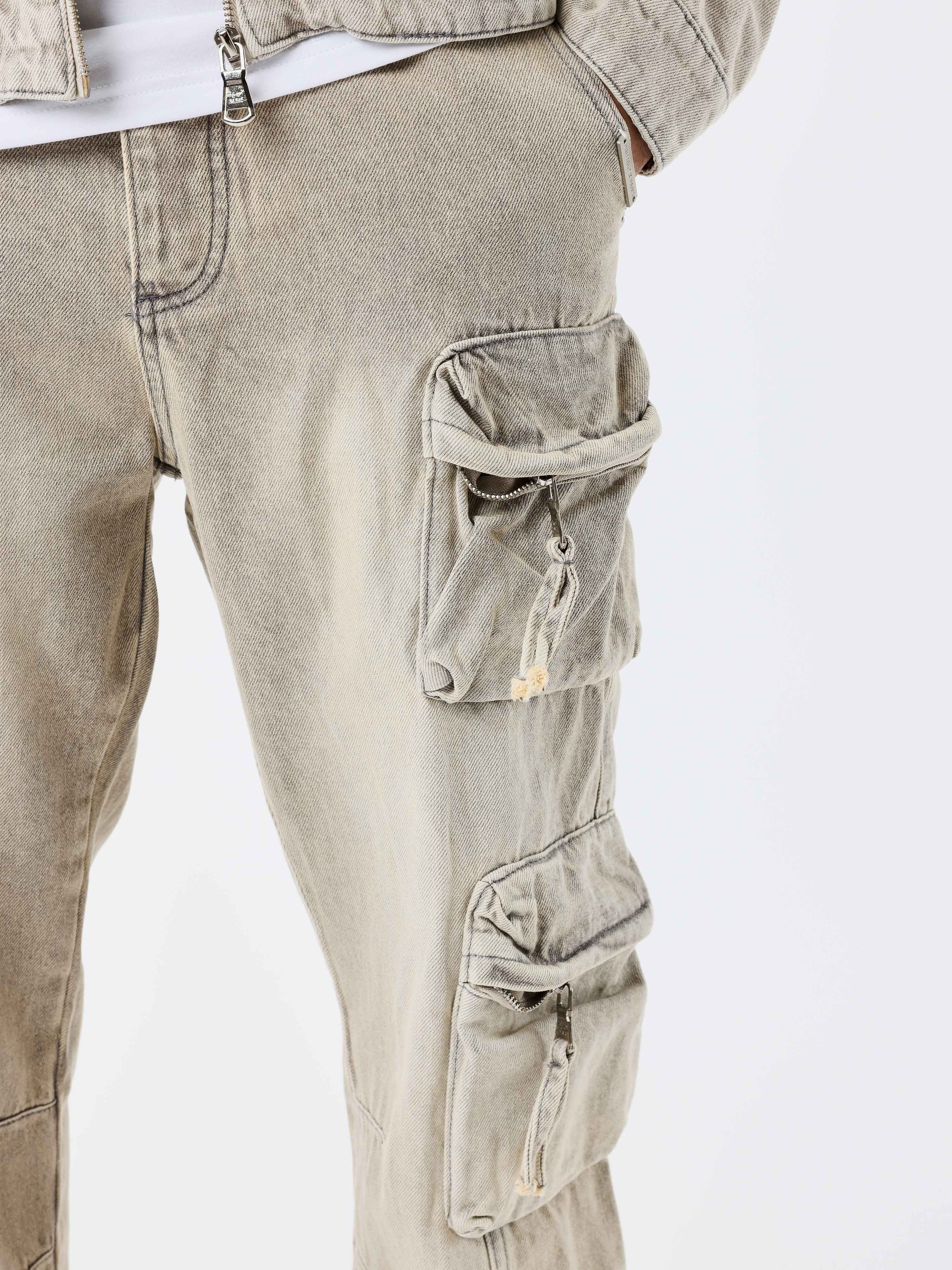 Jeans brute workwear multi-poches - Image 4