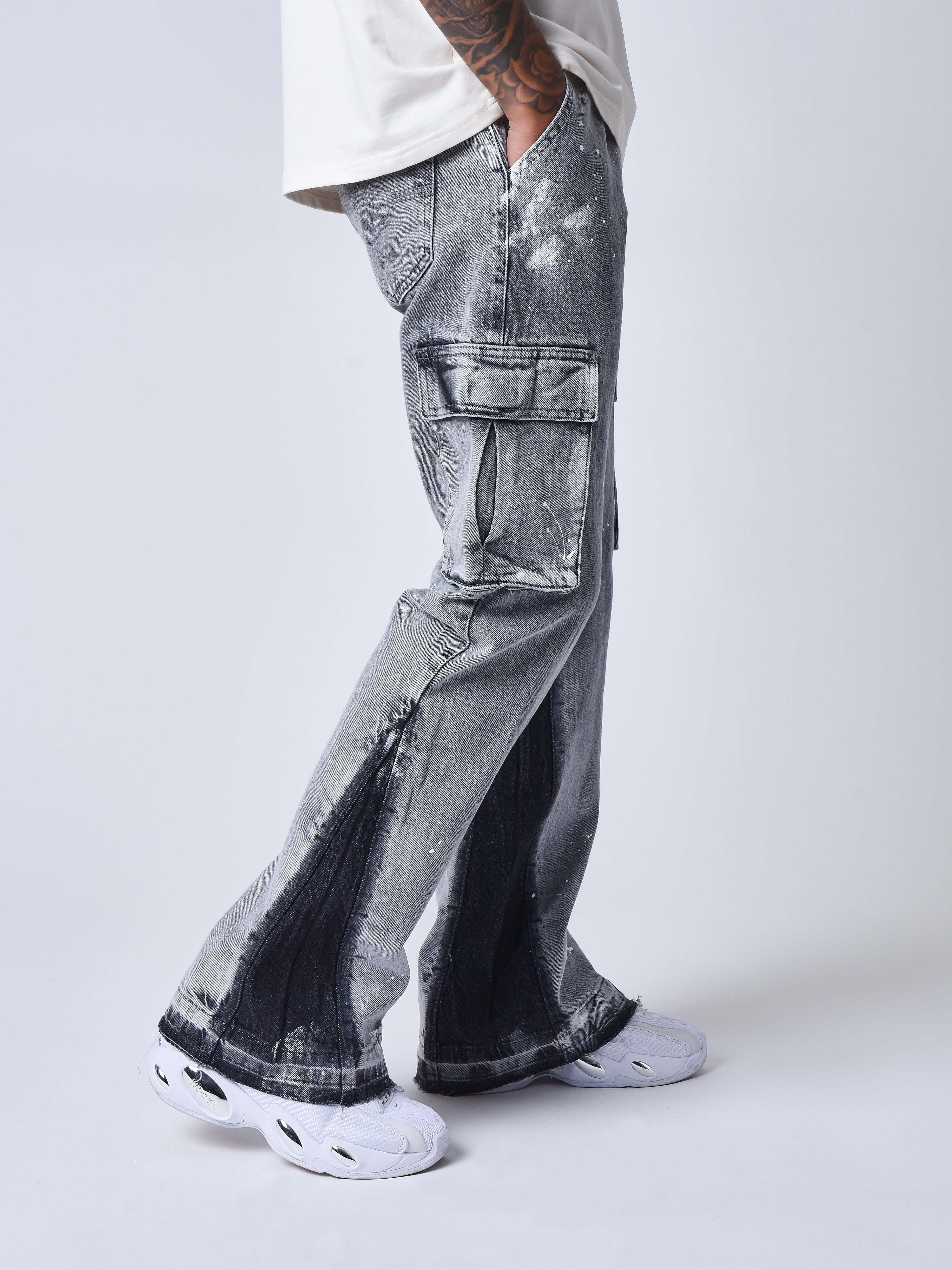 Jeans évasé a poches - Image 3