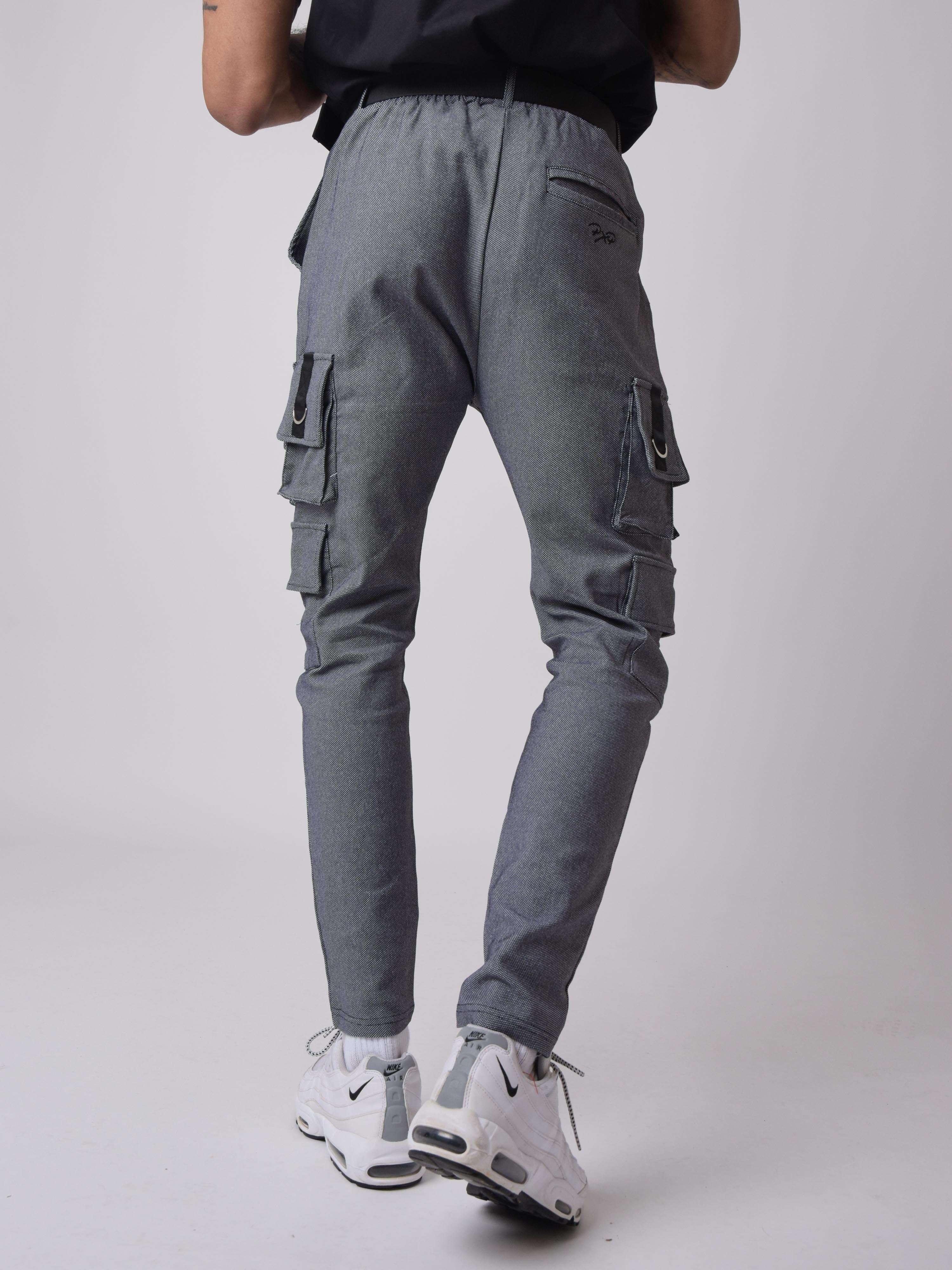 Pantalon à poches avec ceinture - Image 3