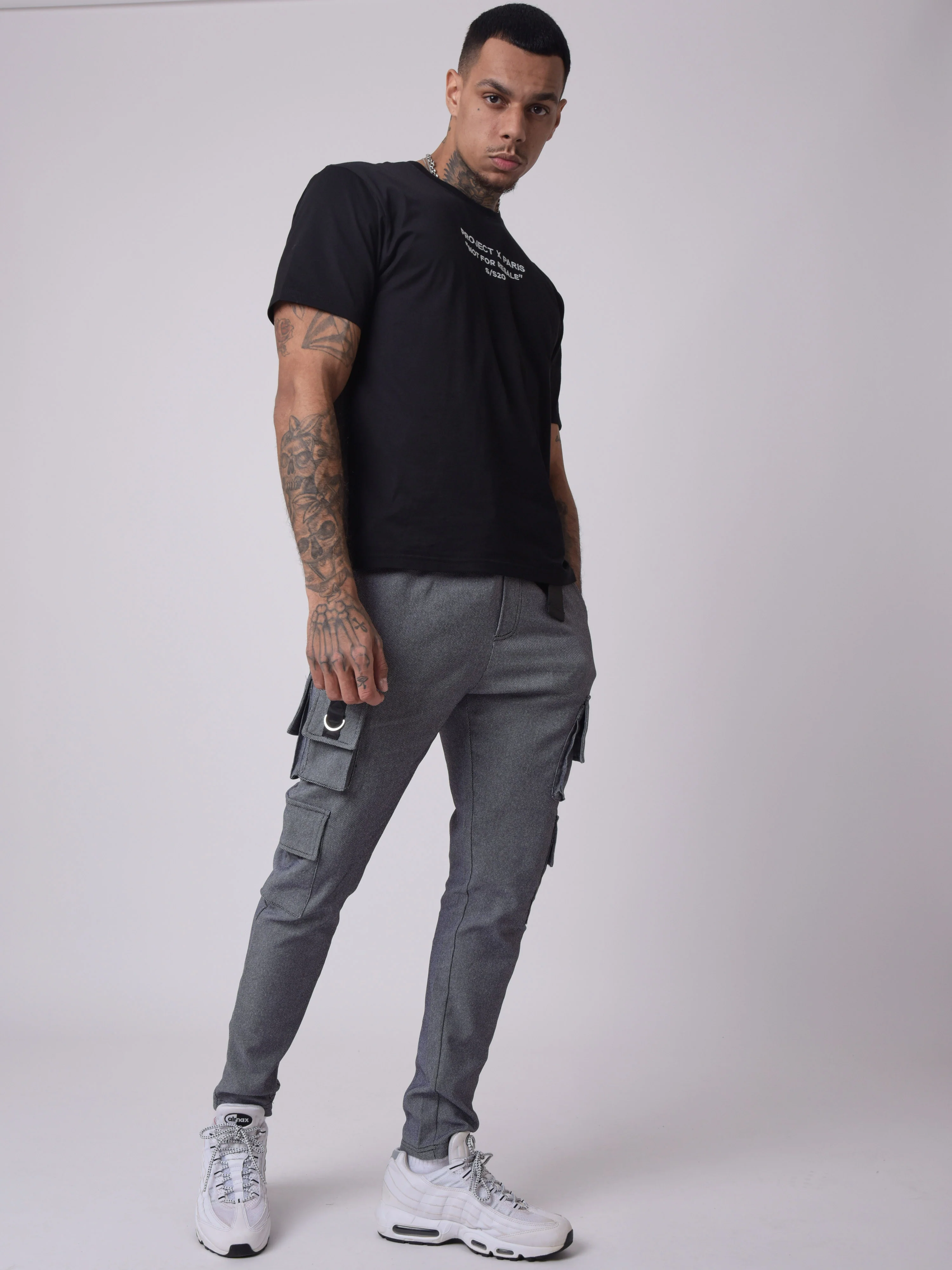 Pantalon à poches avec ceinture - Image 4