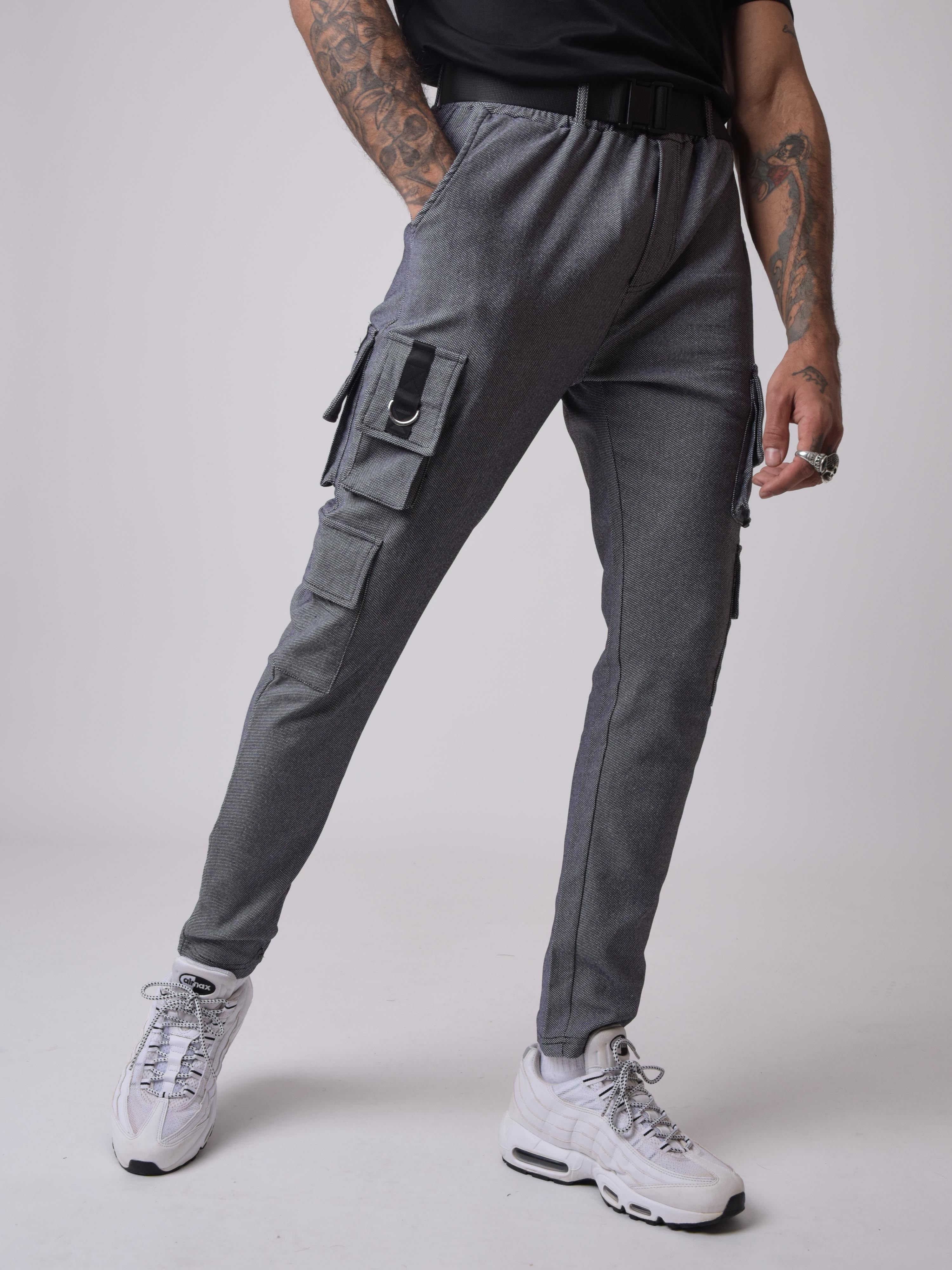 Pantalon à poches avec ceinture - Image 6