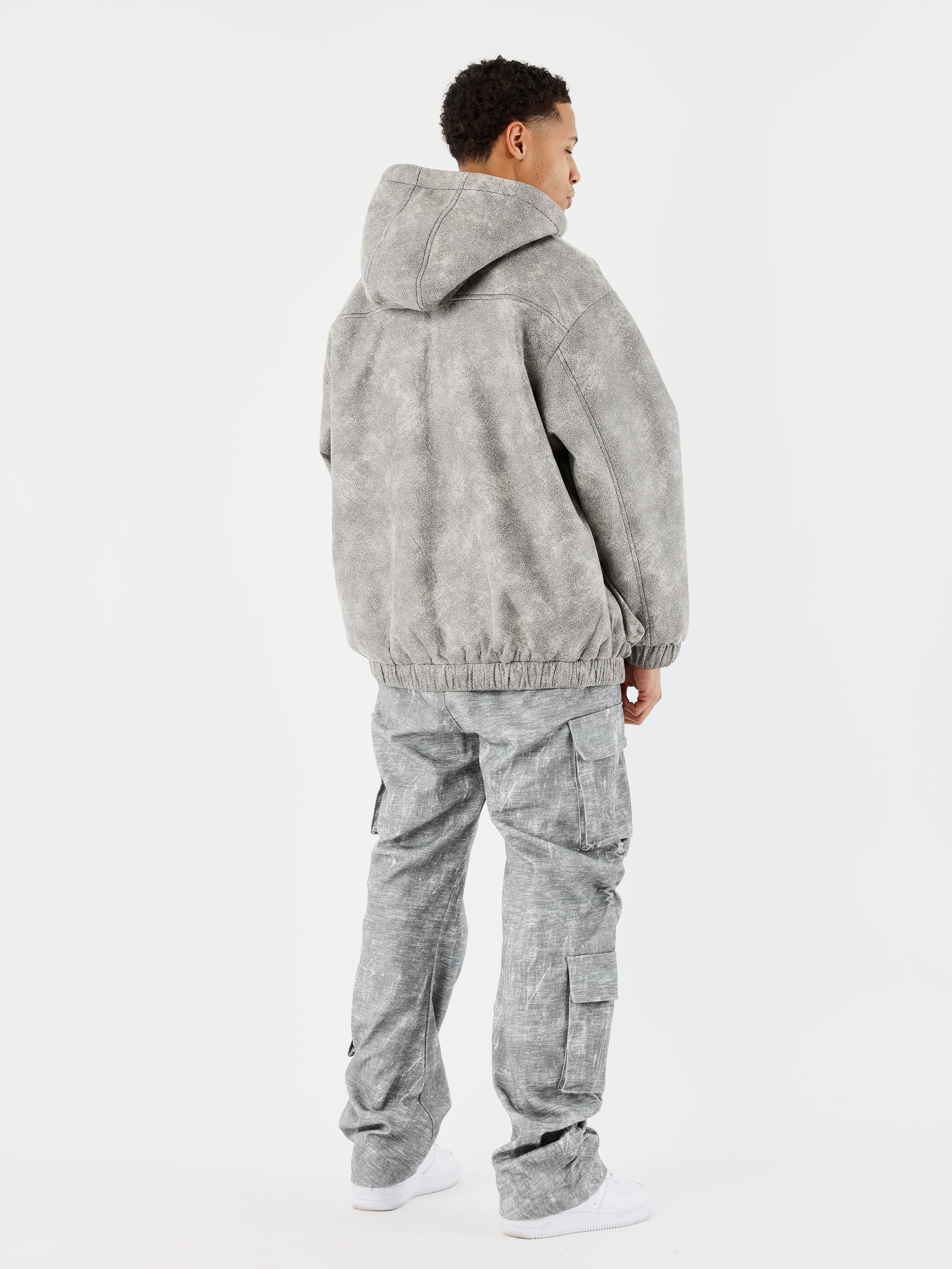 Pantalon a poches effet chiné - Image 2
