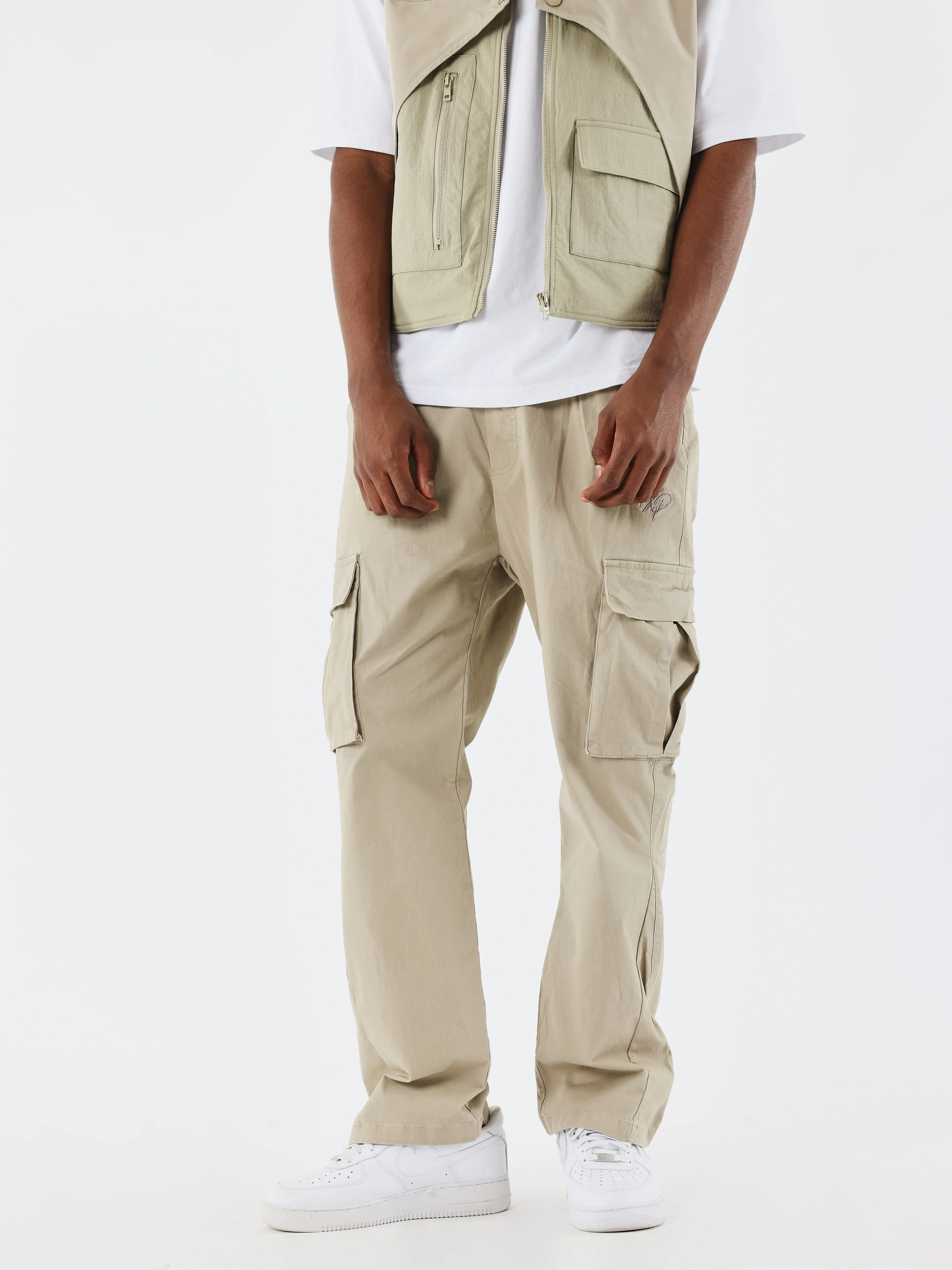 Pantalon cargo large a poches - Image 2