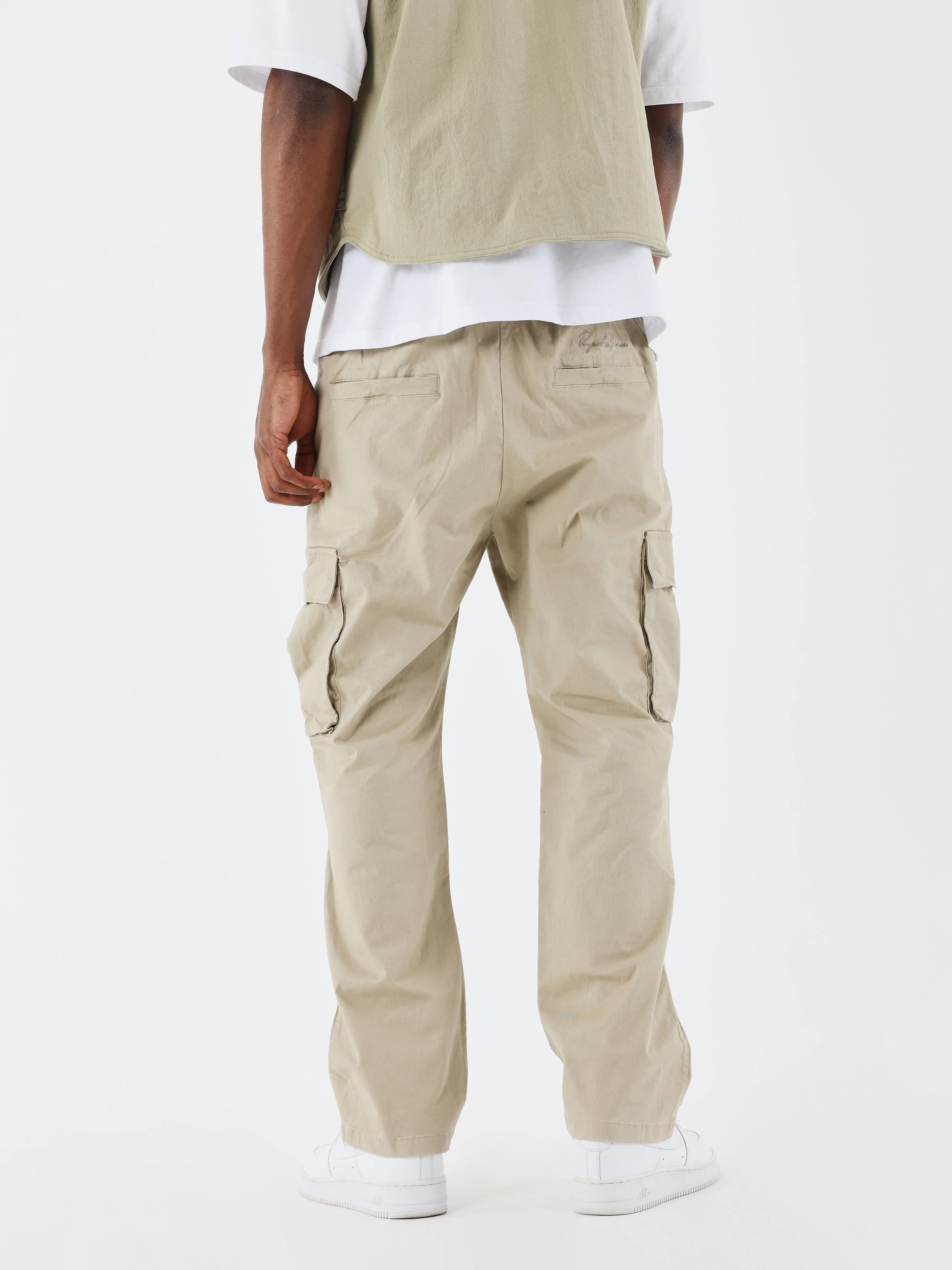 Pantalon cargo large a poches - Image 3
