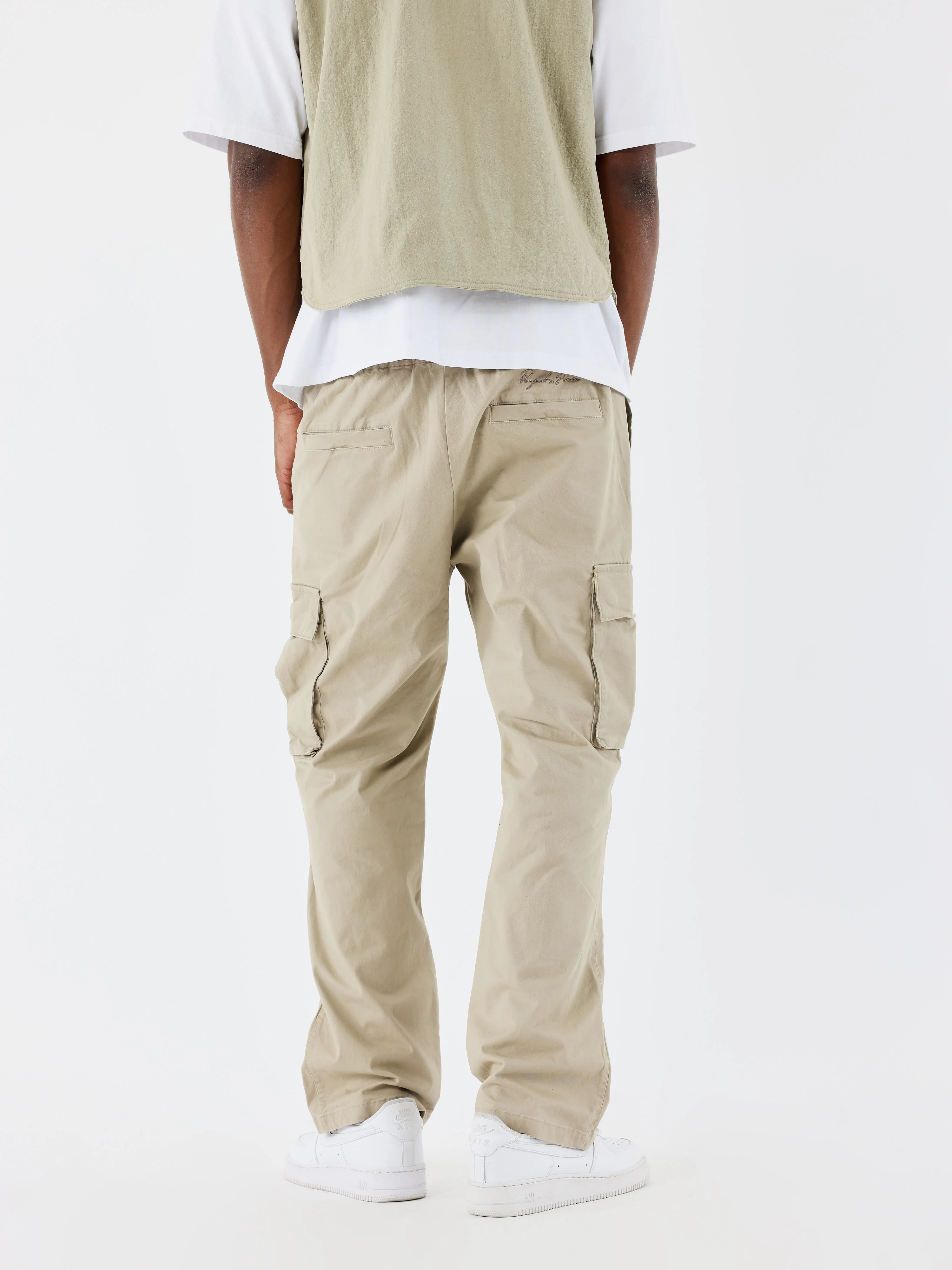 Pantalon cargo large a poches - Image 4