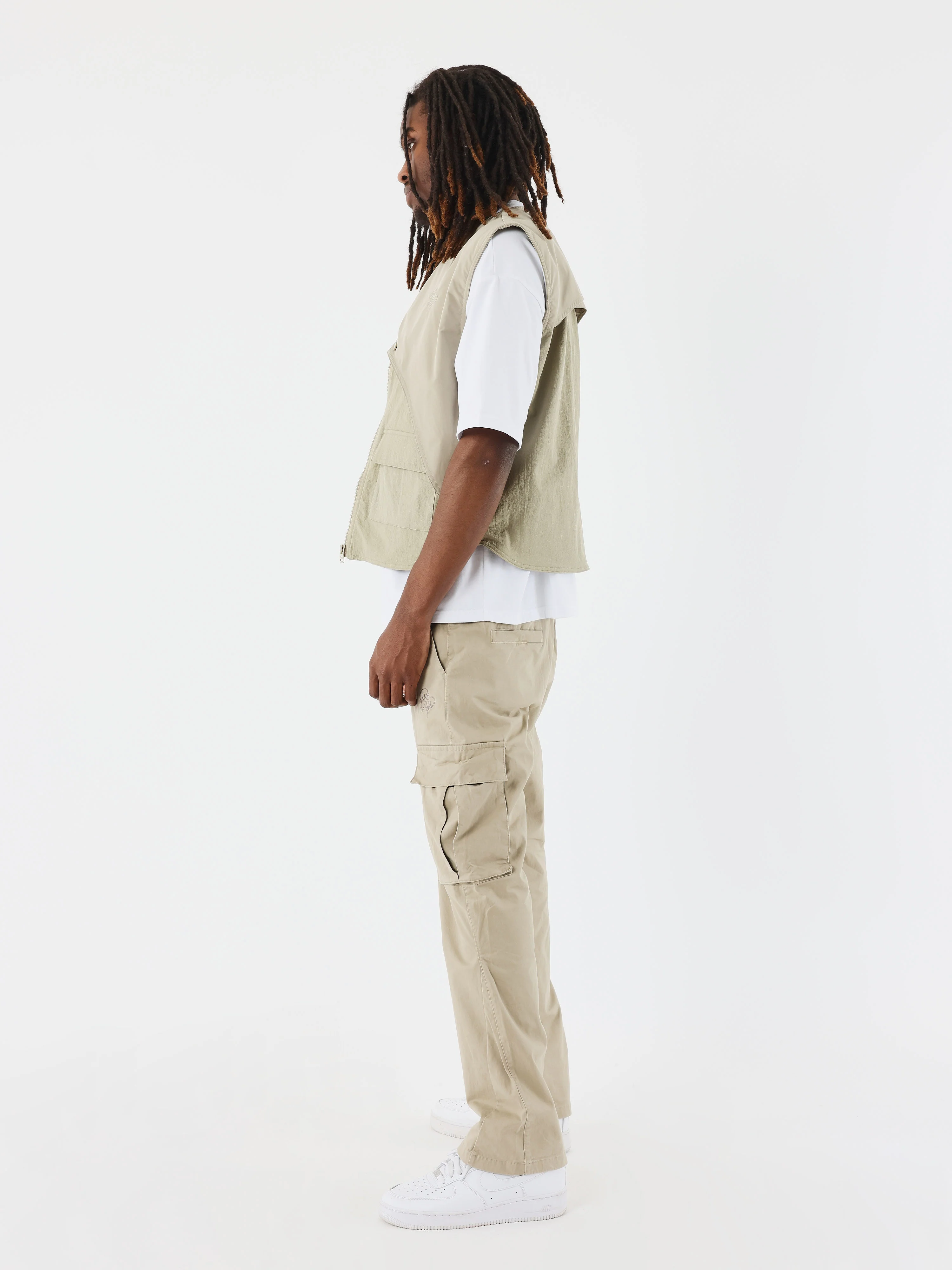 Pantalon cargo large a poches - Image 5